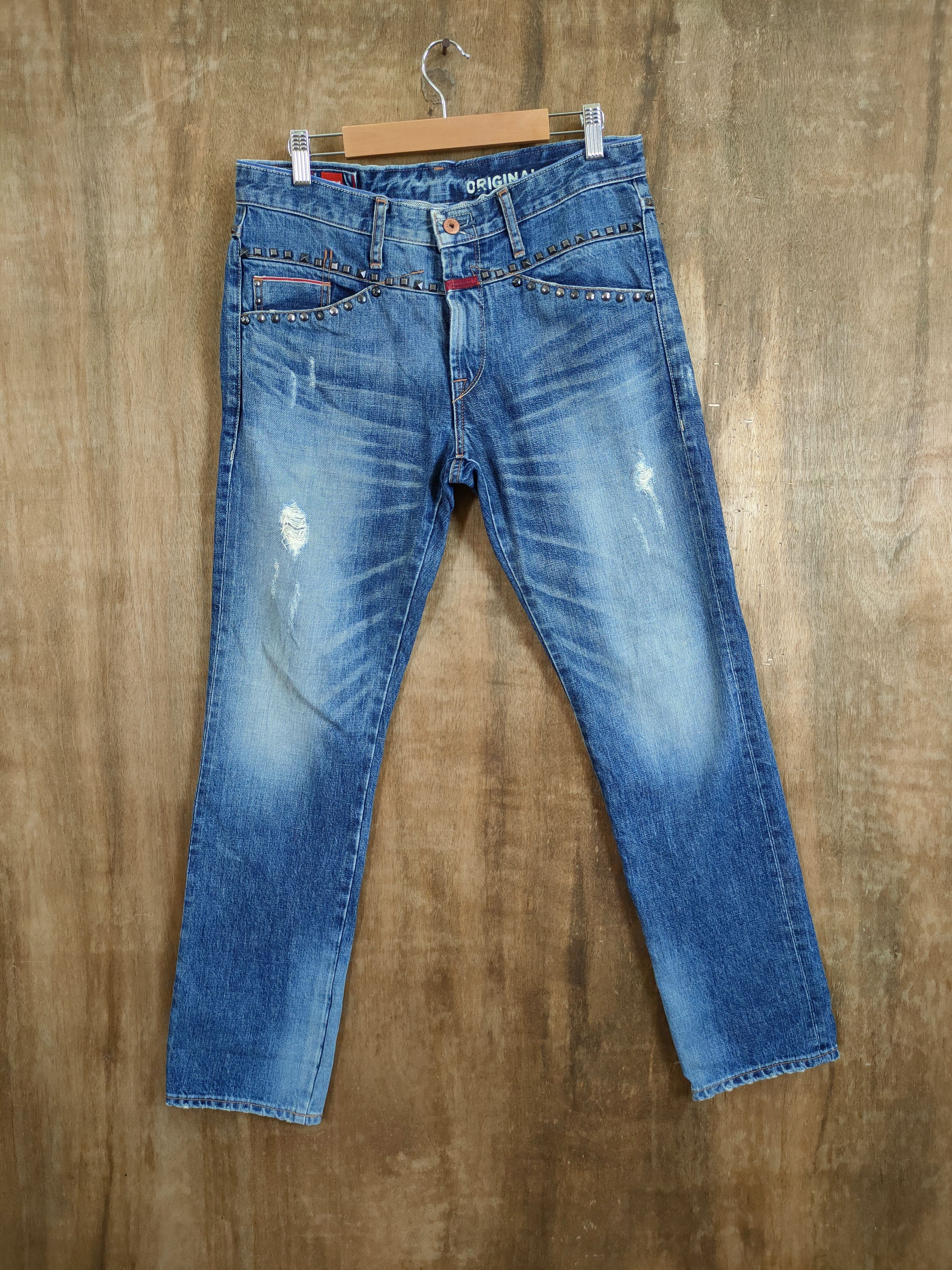 Marithe + Francois Girbaud DL Marithe Francois Girbaud distressed denim pants #46-745 Size US 30 / EU 46 - 1 Thumbnail