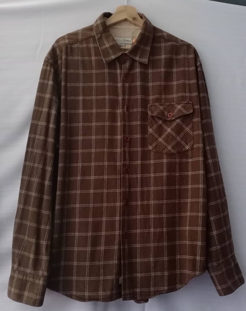 Flannel × Quicksilver Vintage Quicksilver Checkered Flannel Size US XL / EU 56 / 4 - 1 Thumbnail