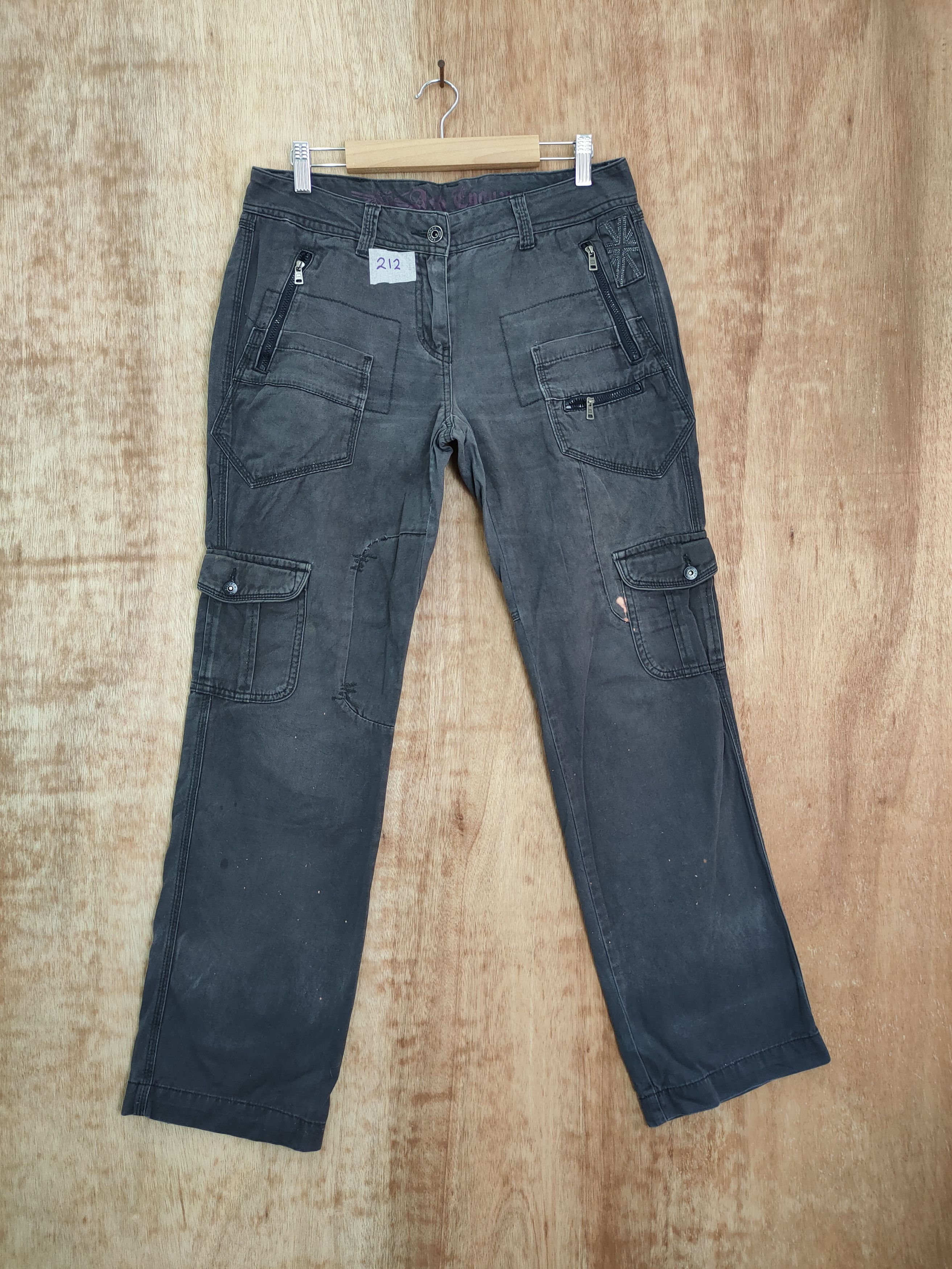 Japanese Brand DLL ASK Enquired Seditionaries multipocket cargo pants #212 Size US 30 / EU 46 - 1 Thumbnail
