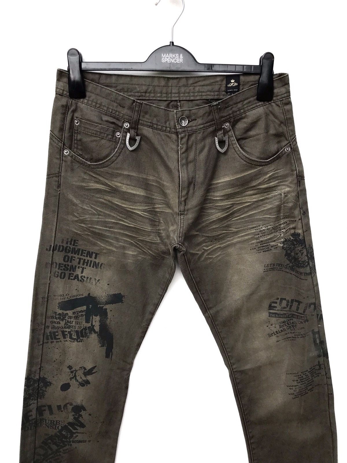 Japanese Brand × Seditionaries Japanese Brand Semantic Design Seditionaries Design Jeans Size US 30 / EU 46 - 3 Thumbnail