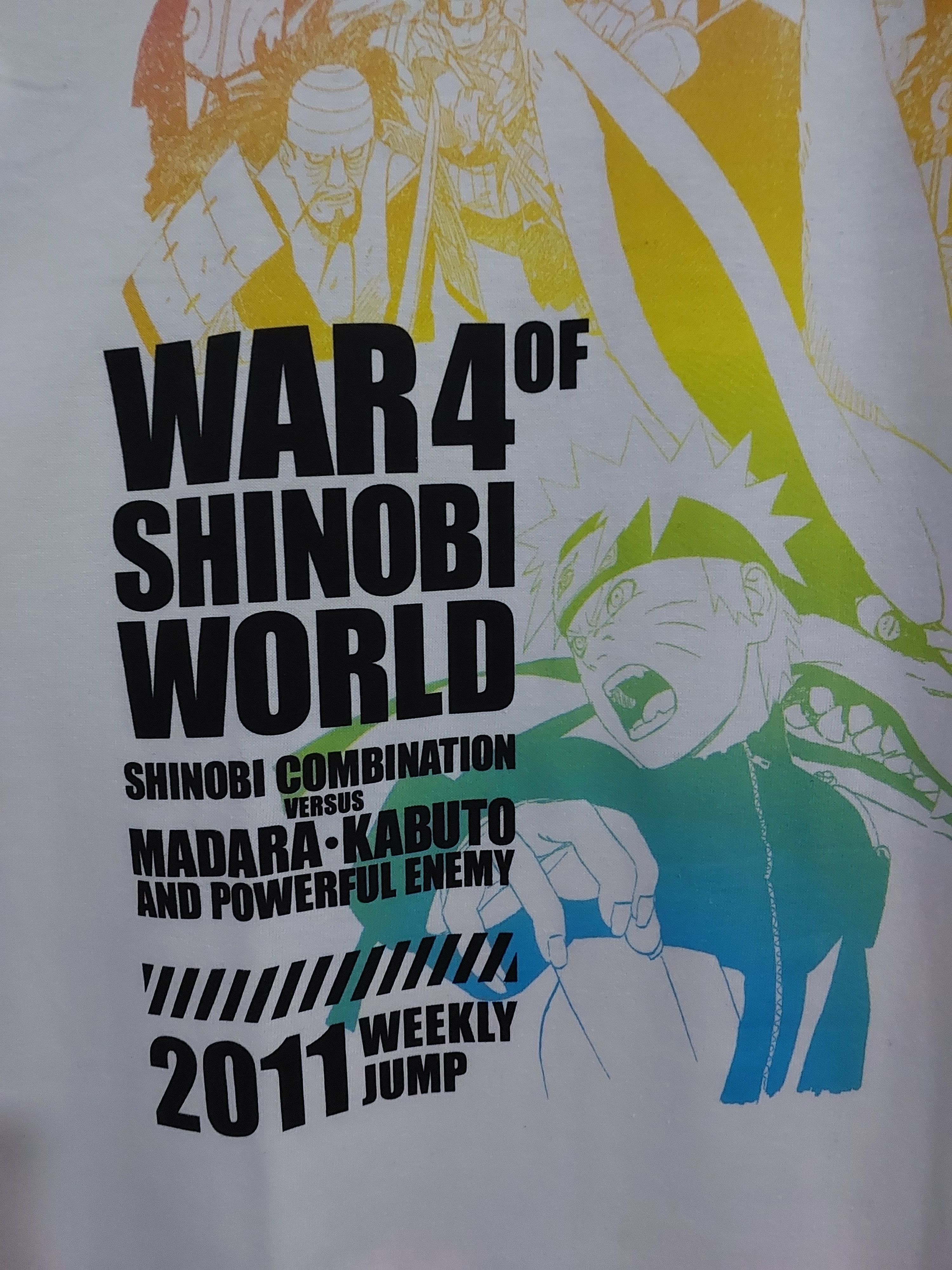 Anime × Japanese Brand × Vintage NARUTO ANIME WEEKLY JUMP 2011 LIMITED EDITION T-SHIRT Size US M / EU 48-50 / 2 - 11 Thumbnail