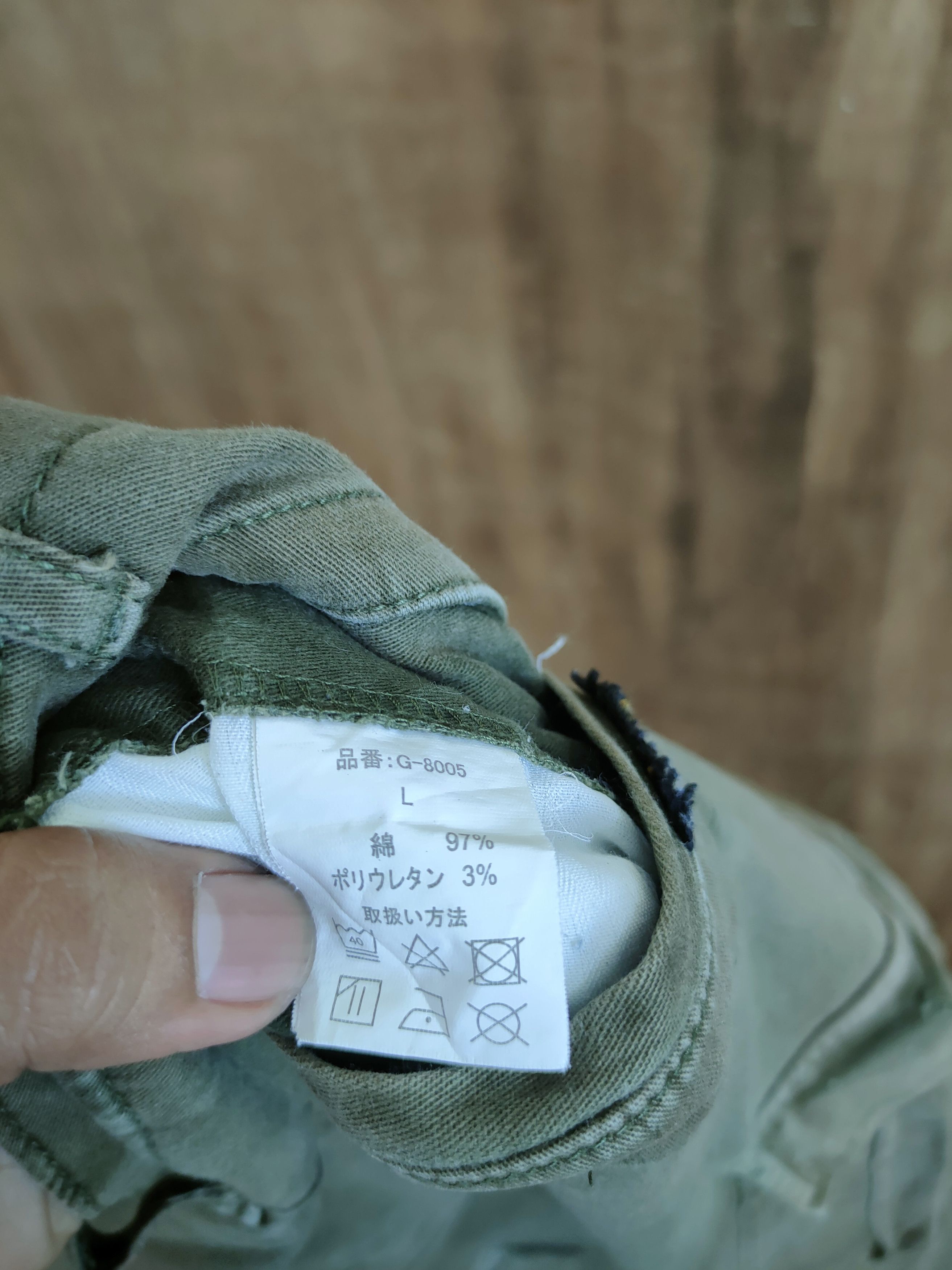 Japanese Brand D Gladiator Green multi pocket tactical cargo pants #46-777 Size US 31 - 7 Thumbnail