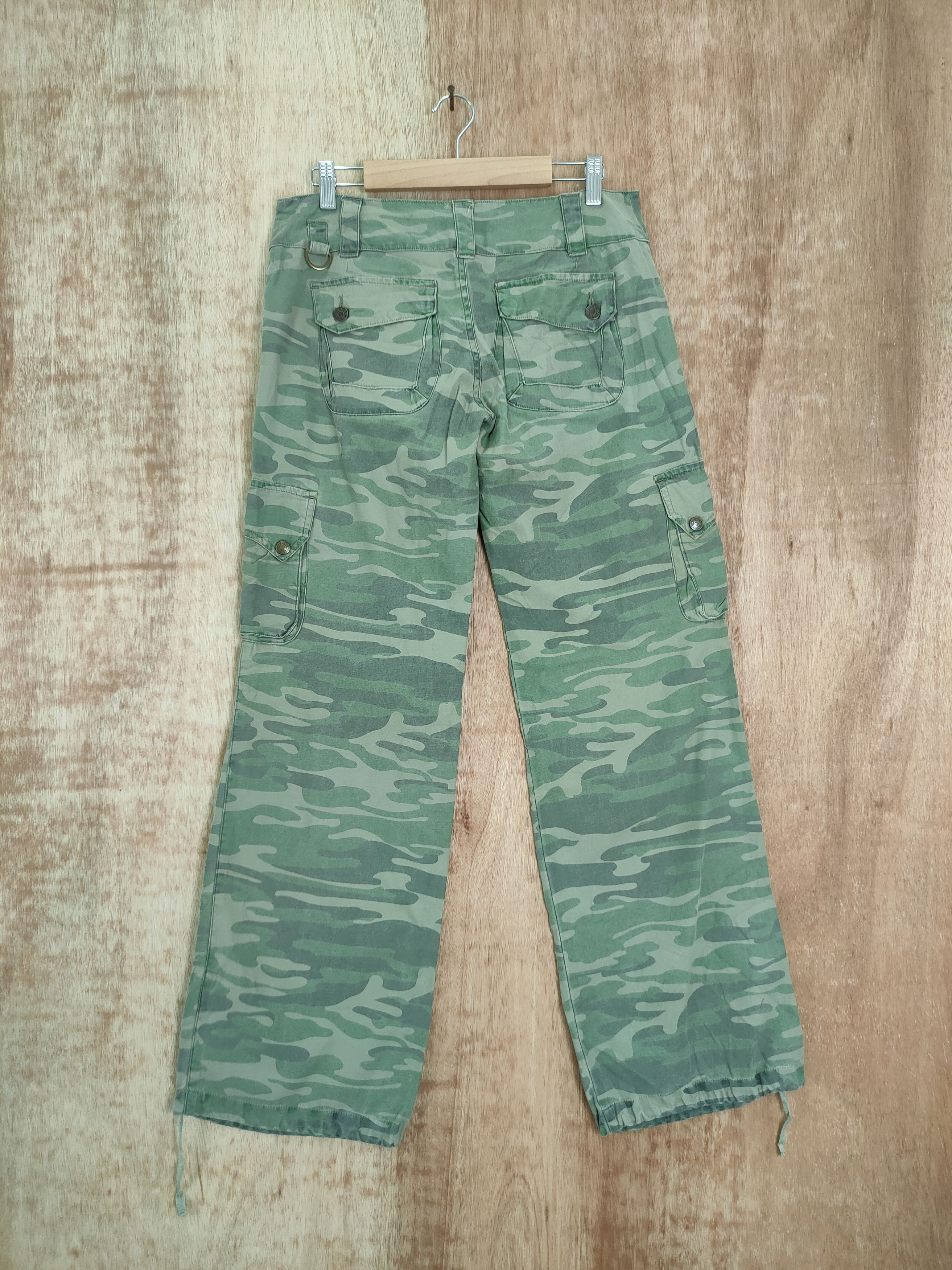 Japanese Brand DL LB03 camo army multipocket tactical cargo pants #4144 Size 29" - 6 Thumbnail