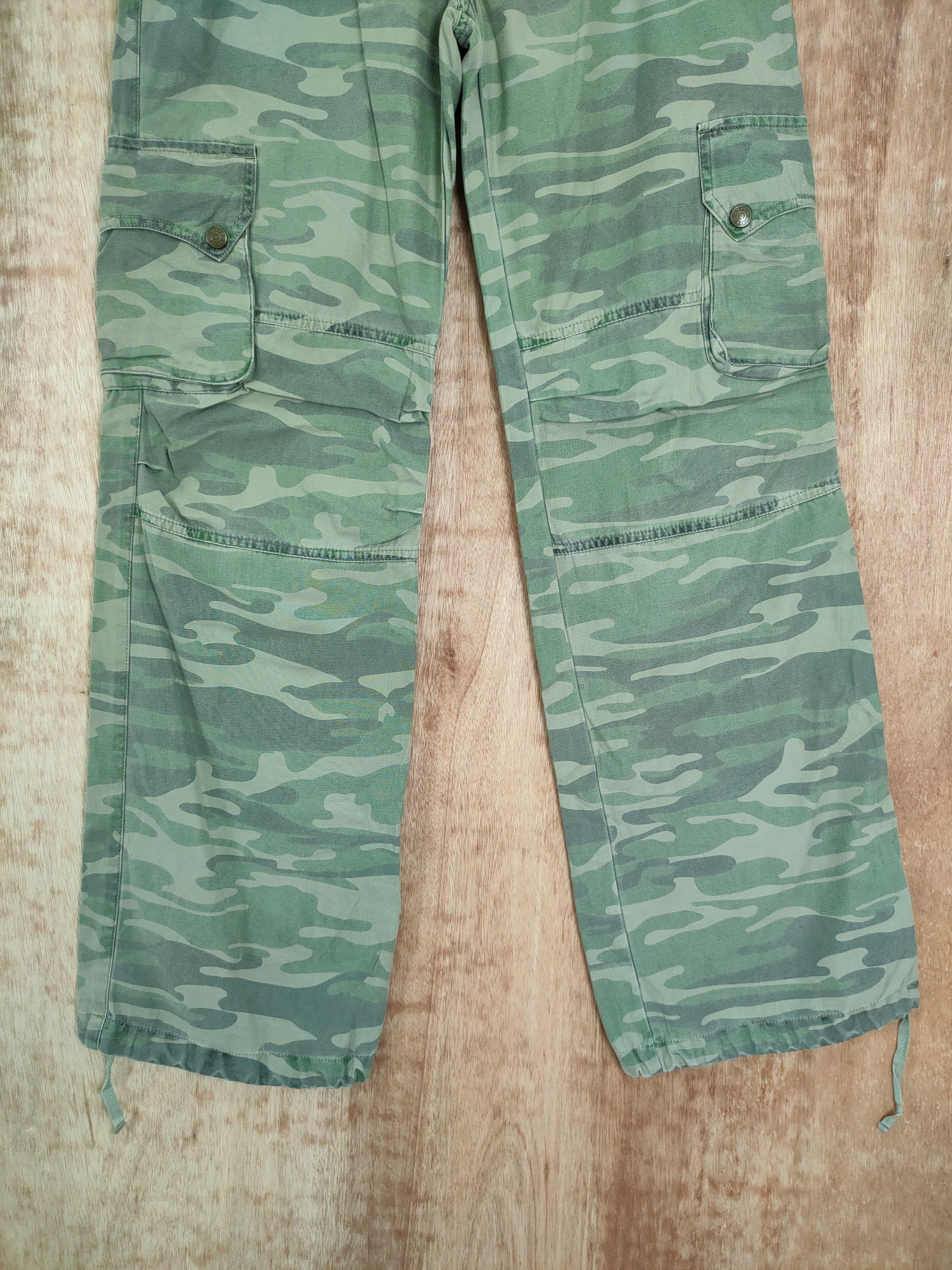 Japanese Brand DL LB03 camo army multipocket tactical cargo pants #4144 Size 29" - 2 Thumbnail