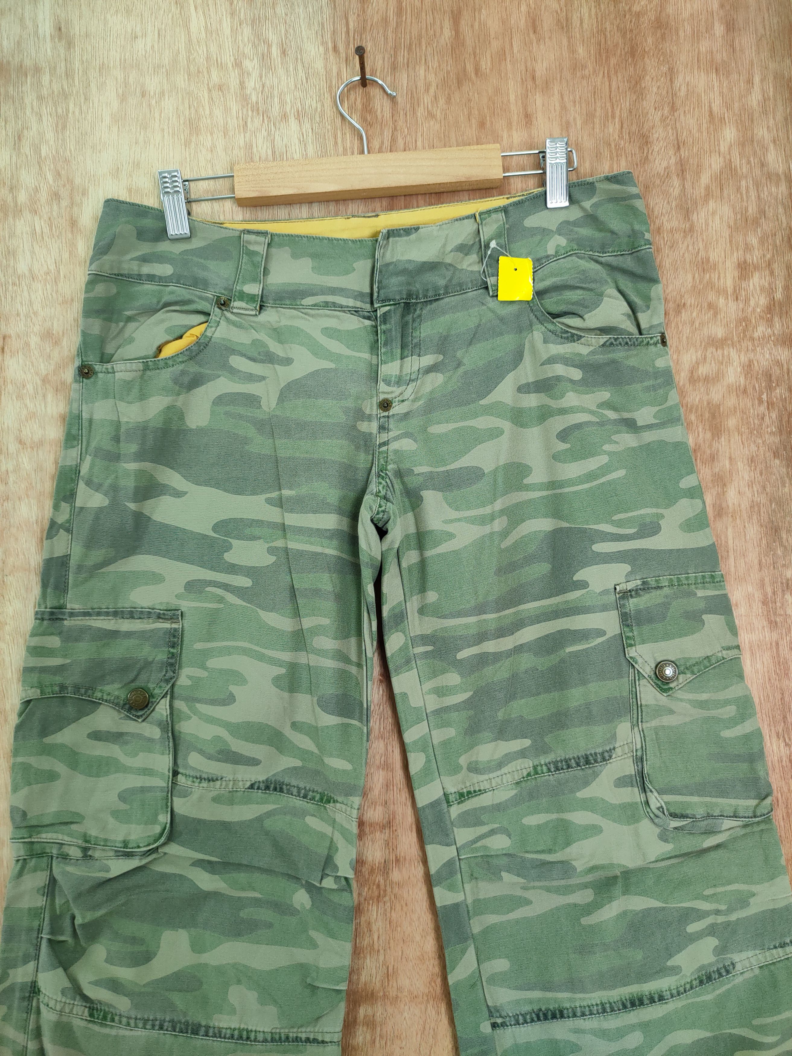Japanese Brand DL LB03 camo army multipocket tactical cargo pants #4144 Size 29" - 3 Thumbnail