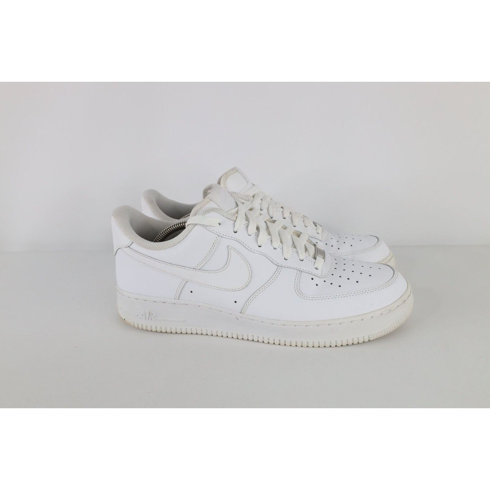 Nike Nike Air Force 1 '07 Low Lace Up Sneakers Shoes Summit Size US 11.5 / EU 44-45 - 5 Thumbnail