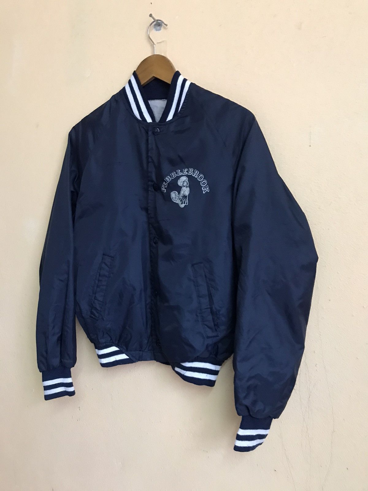 Japanese Brand PEBBLEBROOK BOMBER LIGHT JACKET CHEERLEADER Size US S / EU 44-46 / 1 - 5 Thumbnail