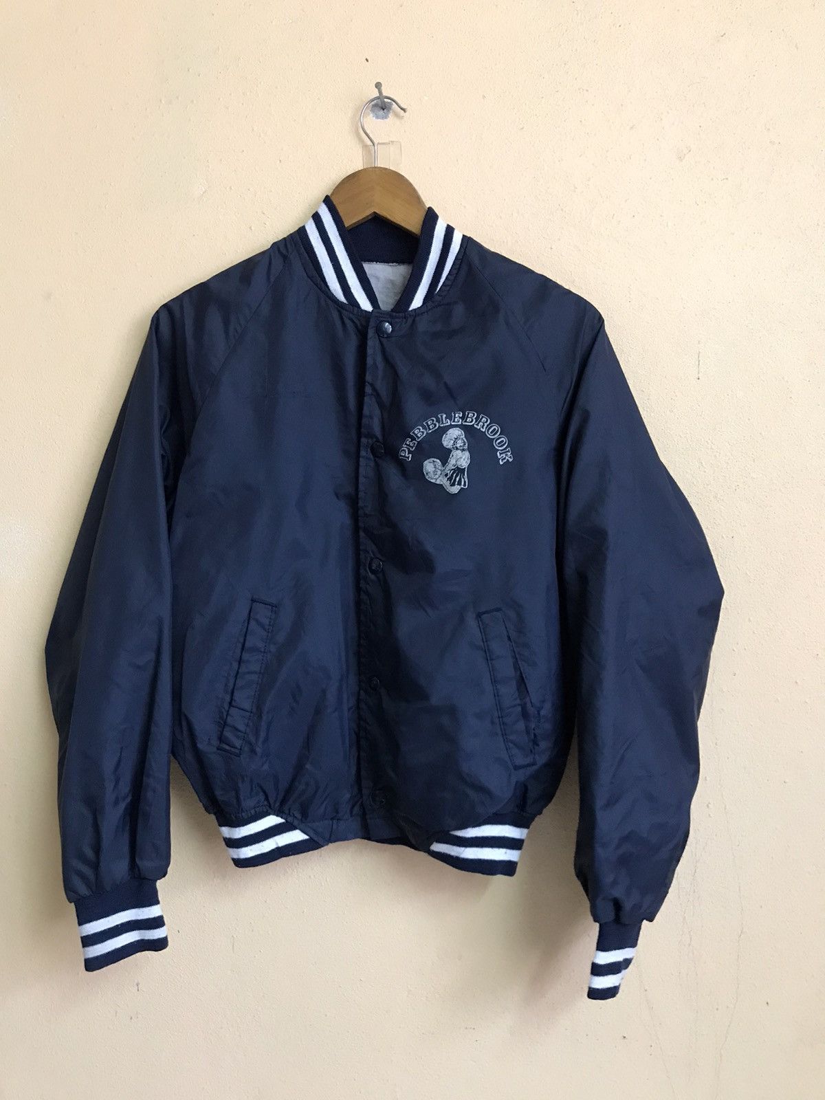 Japanese Brand PEBBLEBROOK BOMBER LIGHT JACKET CHEERLEADER Size US S / EU 44-46 / 1 - 4 Thumbnail