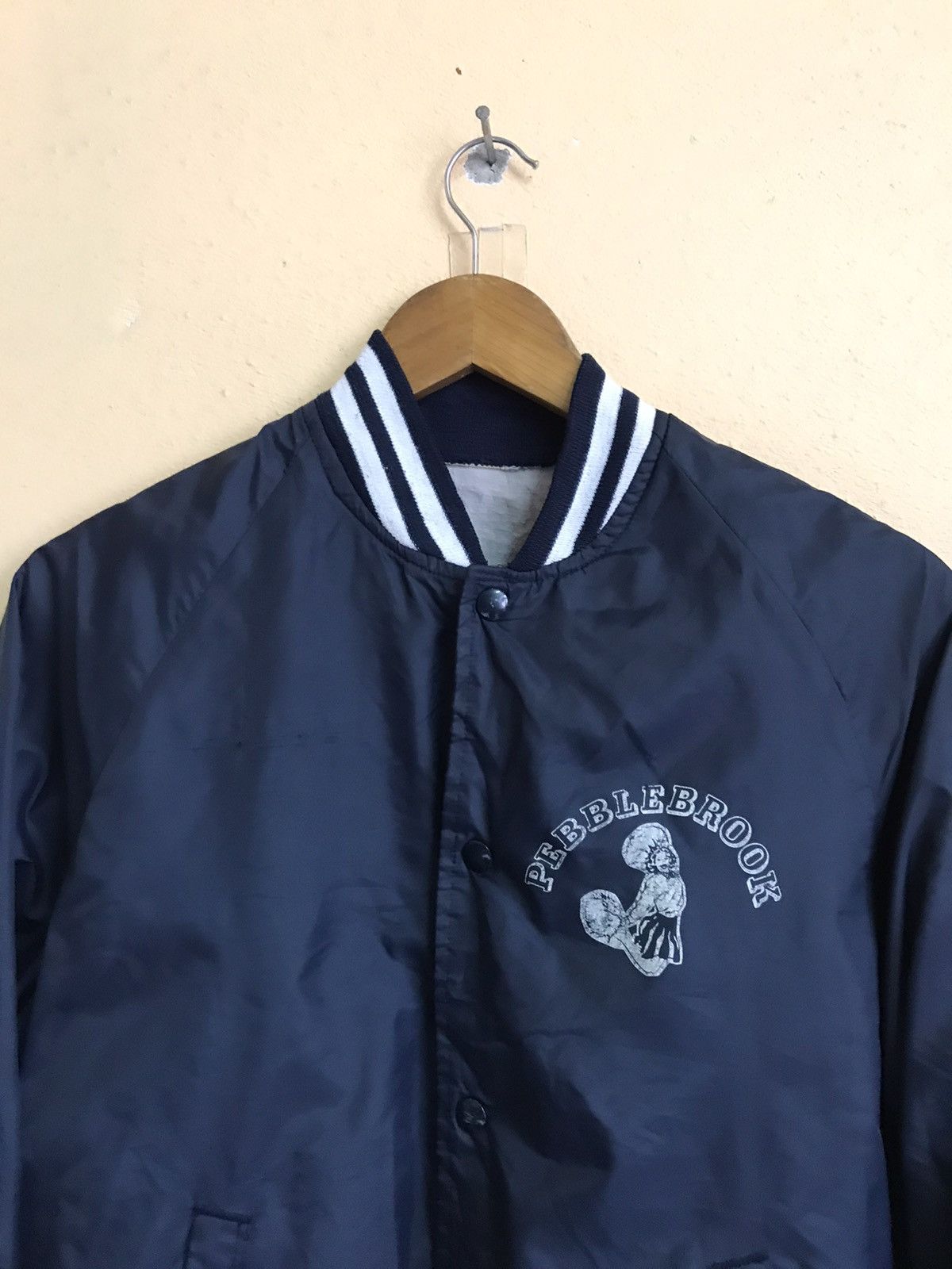 Japanese Brand PEBBLEBROOK BOMBER LIGHT JACKET CHEERLEADER Size US S / EU 44-46 / 1 - 10 Thumbnail