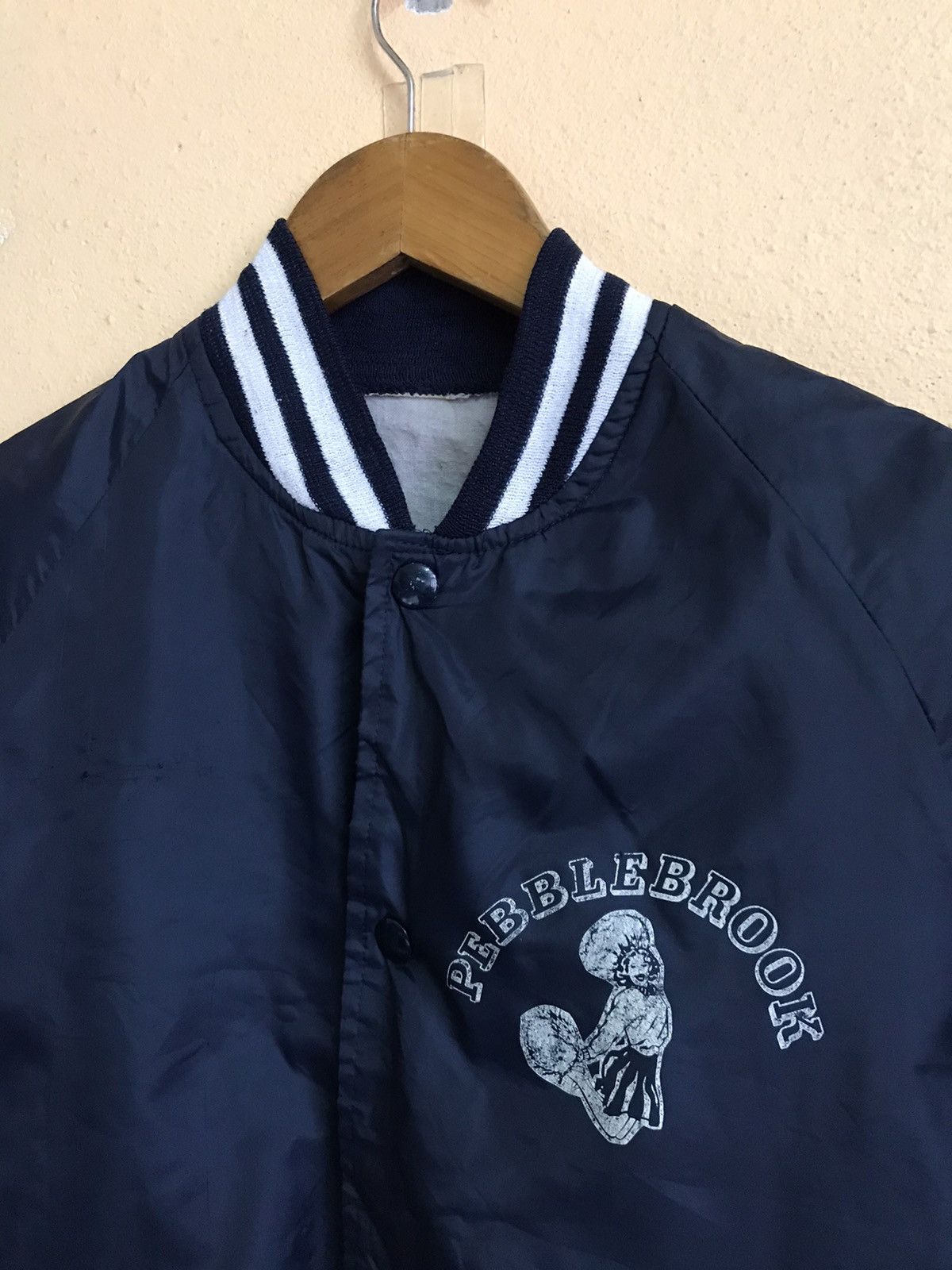 Japanese Brand PEBBLEBROOK BOMBER LIGHT JACKET CHEERLEADER Size US S / EU 44-46 / 1 - 11 Thumbnail