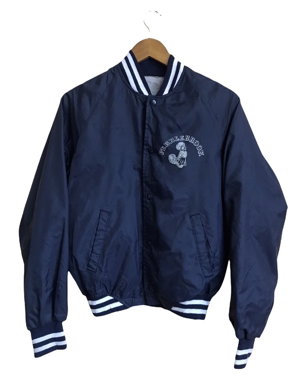 Japanese Brand PEBBLEBROOK BOMBER LIGHT JACKET CHEERLEADER Size US S / EU 44-46 / 1 - 2 Thumbnail