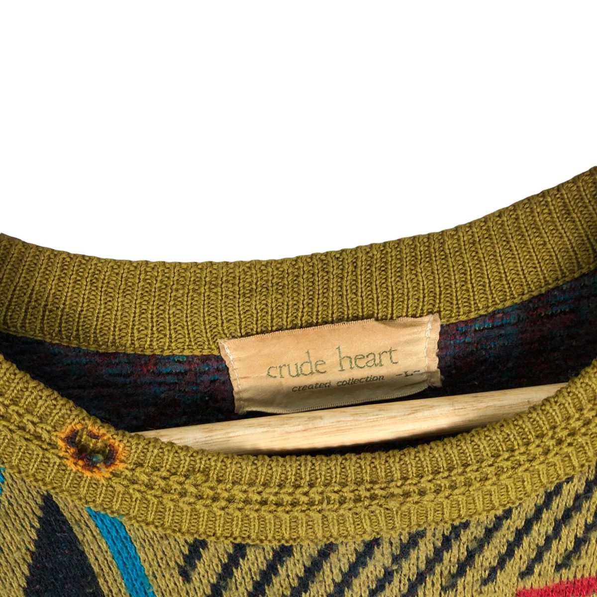 Vintage 🔥Vintage Crude Heart Sweatshirt Inspired By Coogi Size US L / EU 52-54 / 3 - 9 Thumbnail
