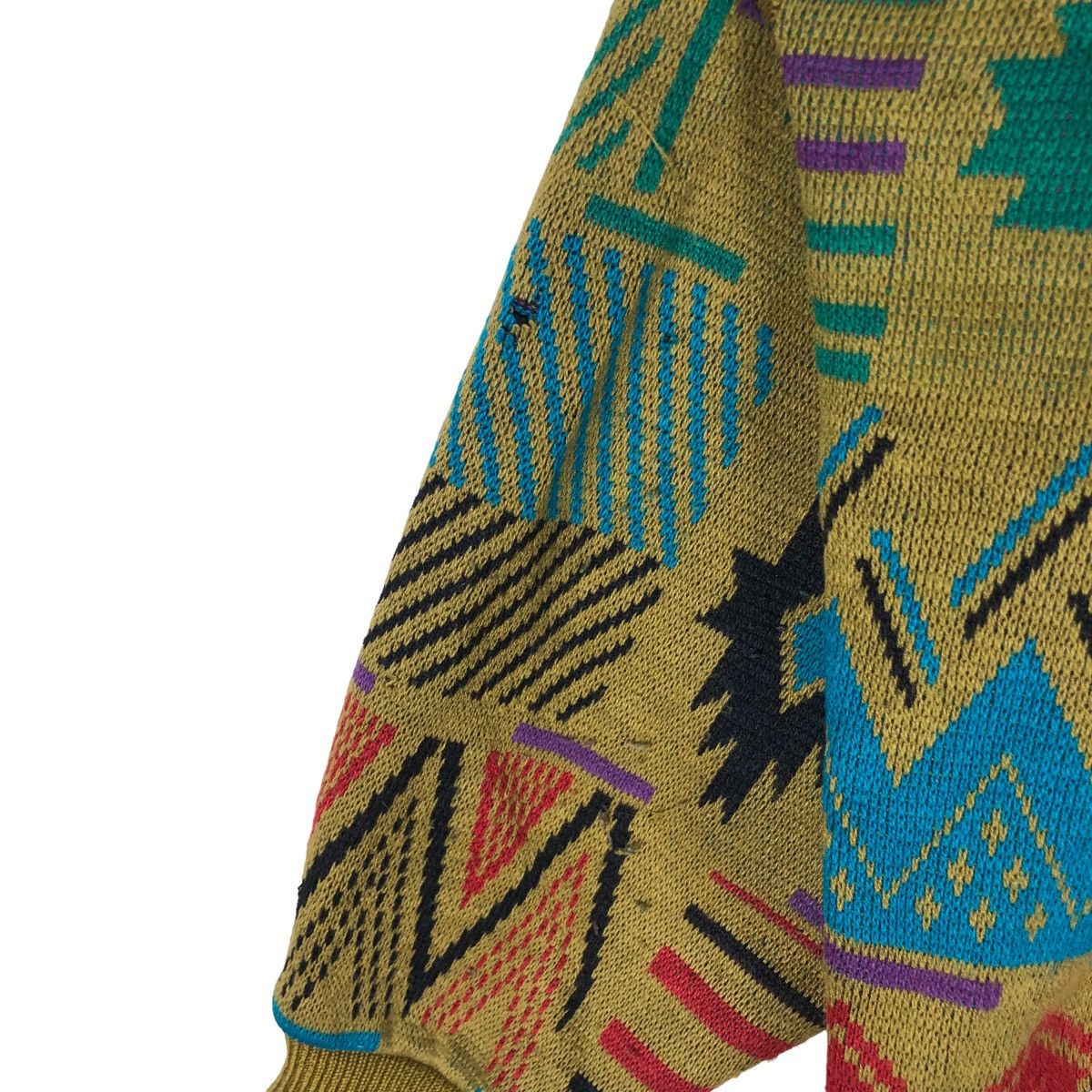 Vintage 🔥Vintage Crude Heart Sweatshirt Inspired By Coogi Size US L / EU 52-54 / 3 - 6 Thumbnail