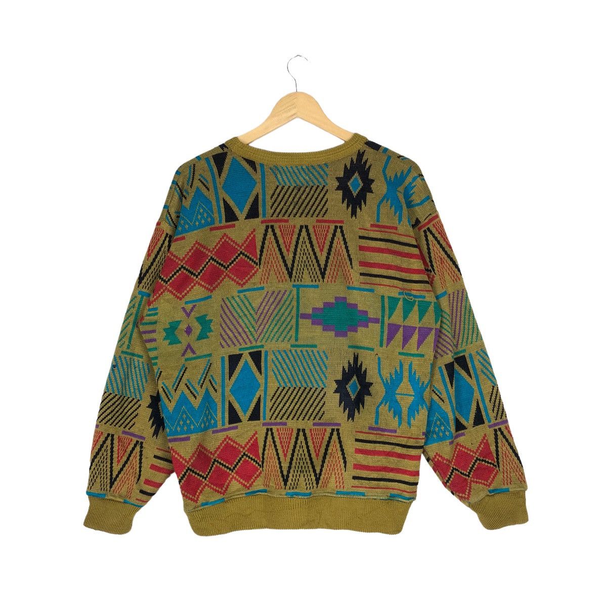 Vintage 🔥Vintage Crude Heart Sweatshirt Inspired By Coogi Size US L / EU 52-54 / 3 - 2 Thumbnail