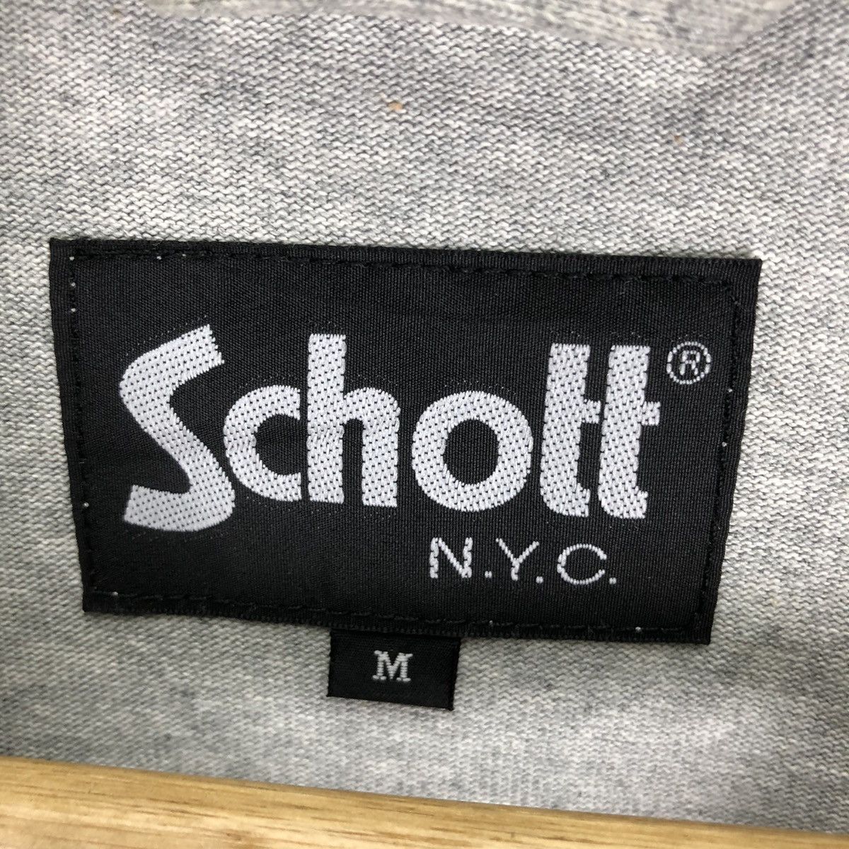 Schott 🔥Schott NYC Double Collar Cotton Jacket Size US M / EU 48-50 / 2 - 9 Thumbnail