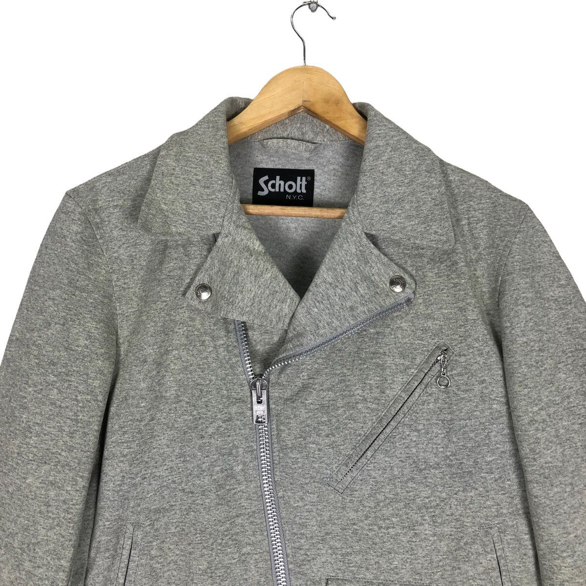 Schott 🔥Schott NYC Double Collar Cotton Jacket Size US M / EU 48-50 / 2 - 3 Thumbnail