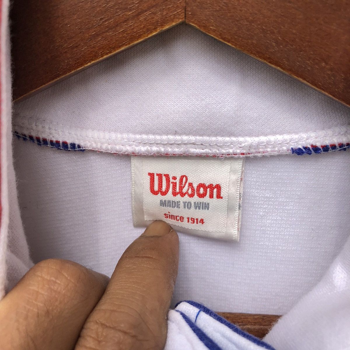 Mademoiselle Non Non 🔥VINTAGE WILSON MADE TO WIN PULLOVER Size US M / EU 48-50 / 2 - 5 Thumbnail