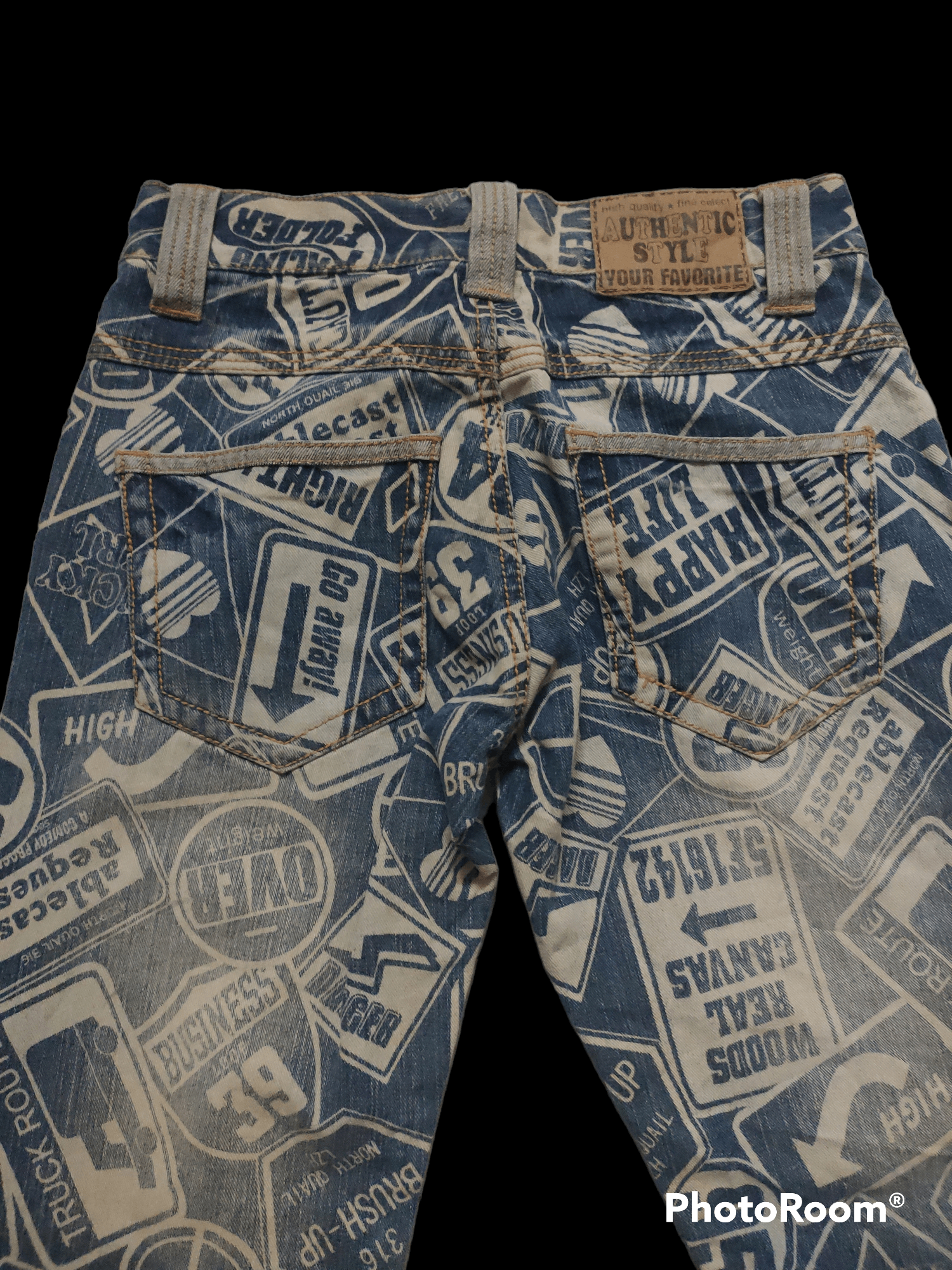 Hysteric Glamour × Japanese Brand Over Print Denime Authentic Style x Distressed Size US 29 - 3 Thumbnail