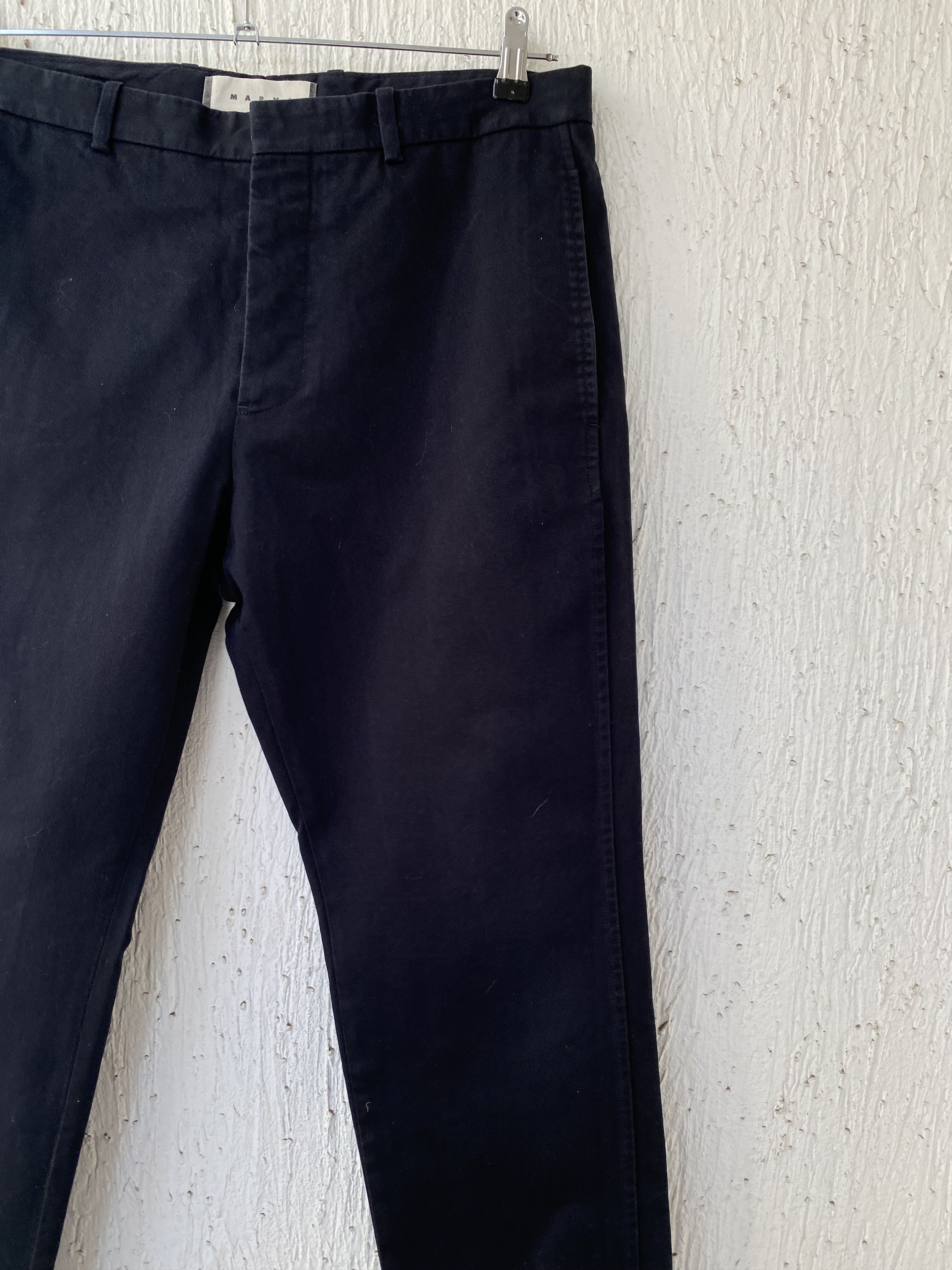 Marni cropped cotton trousers Size US 32 / EU 48 - 2 Thumbnail