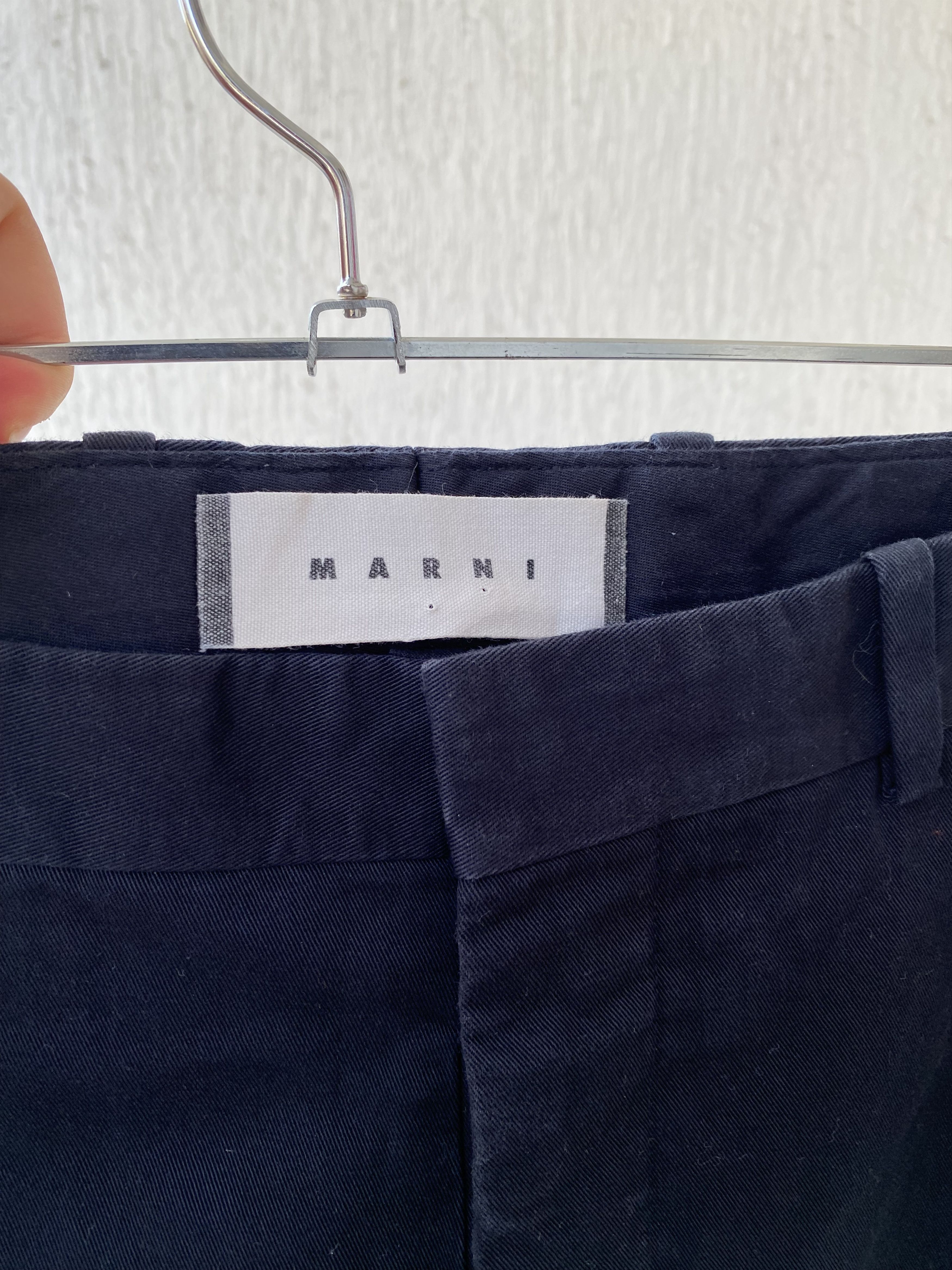 Marni cropped cotton trousers Size US 32 / EU 48 - 4 Thumbnail