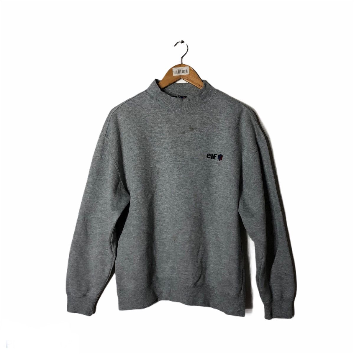 Vintage Vintage ELF Turtle Neck Sweatshirt Size US L / EU 52-54 / 3 - 1 Thumbnail