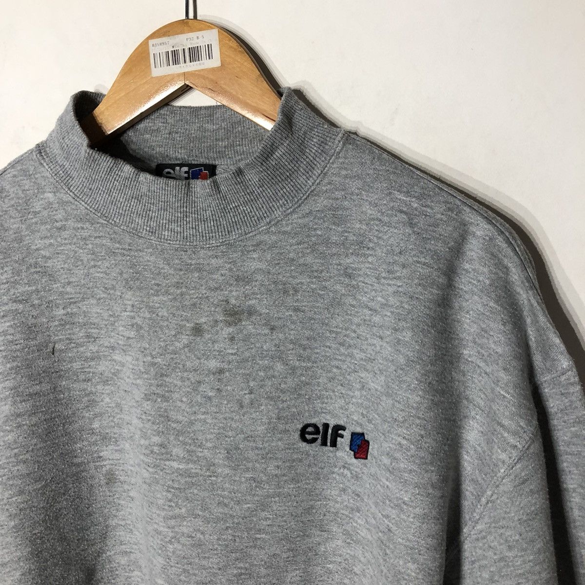 Vintage Vintage ELF Turtle Neck Sweatshirt Size US L / EU 52-54 / 3 - 3 Thumbnail