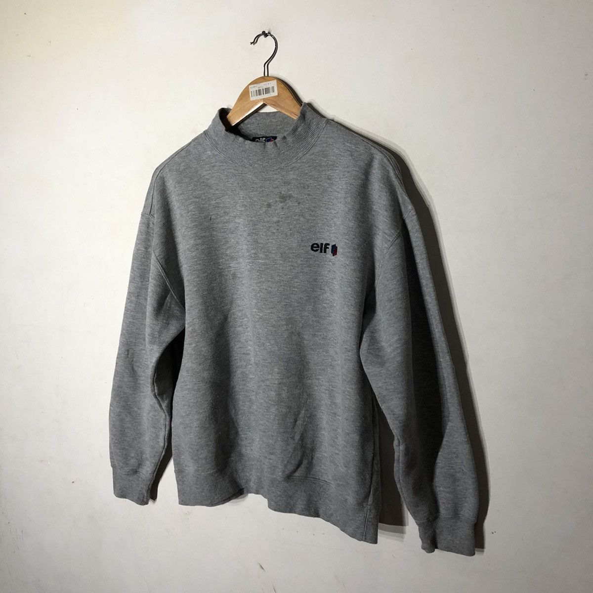 Vintage Vintage ELF Turtle Neck Sweatshirt Size US L / EU 52-54 / 3 - 2 Thumbnail