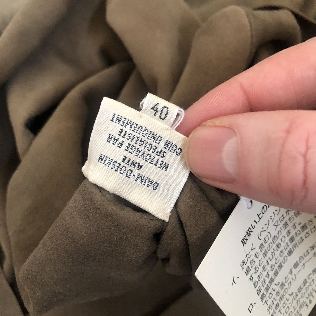 Hermes × Maison Margiela Hermes by Margiela Fall 2000 AW00 Doeskin Leather Top Size M / US 6-8 / IT 42-44 - 4 Thumbnail