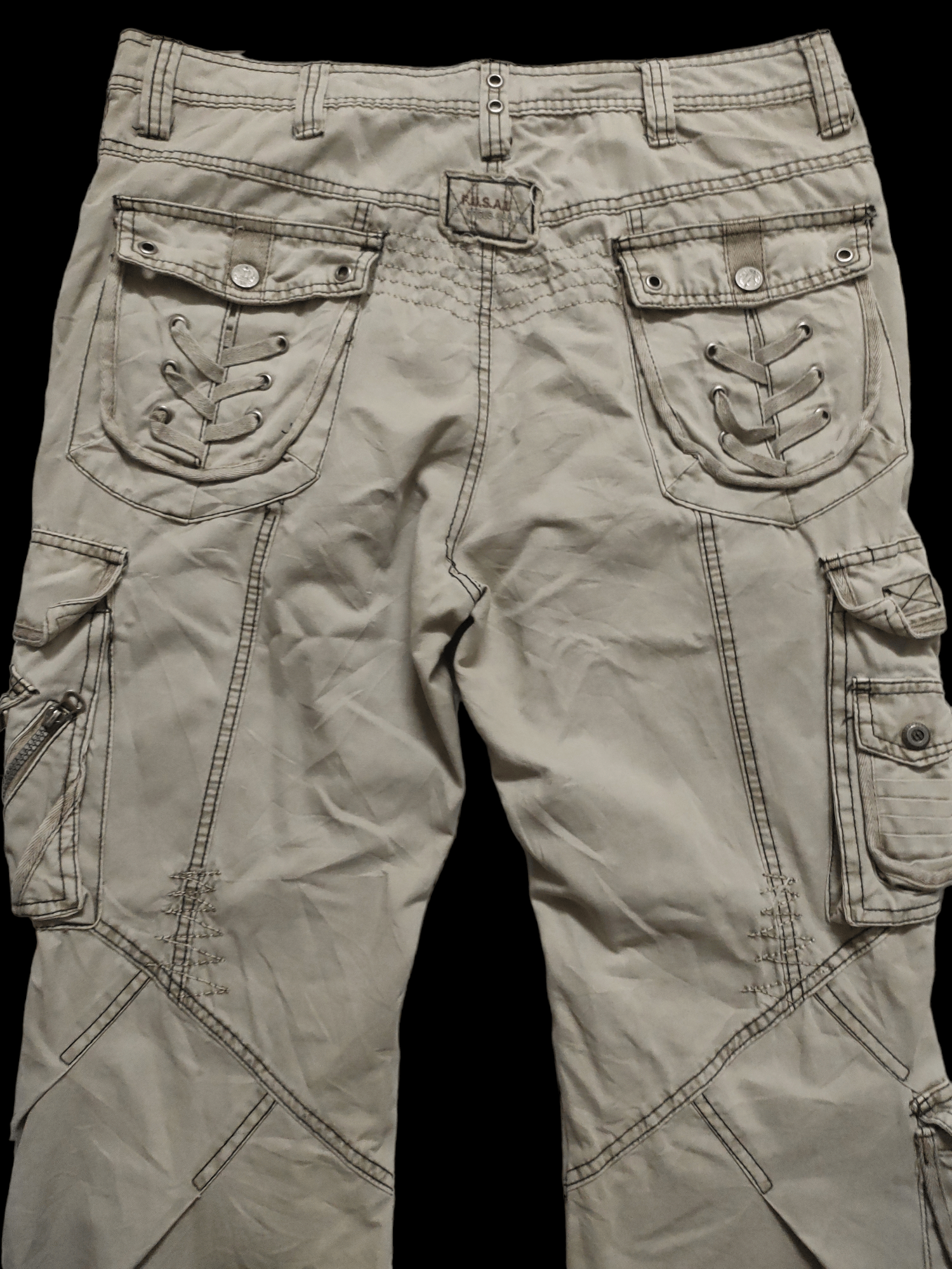 If Six Was Nine × Japanese Brand Baggy Multipocket Cargo Pant Khakis by F.U.S.A.I Size US 36 / EU 52 - 4 Thumbnail