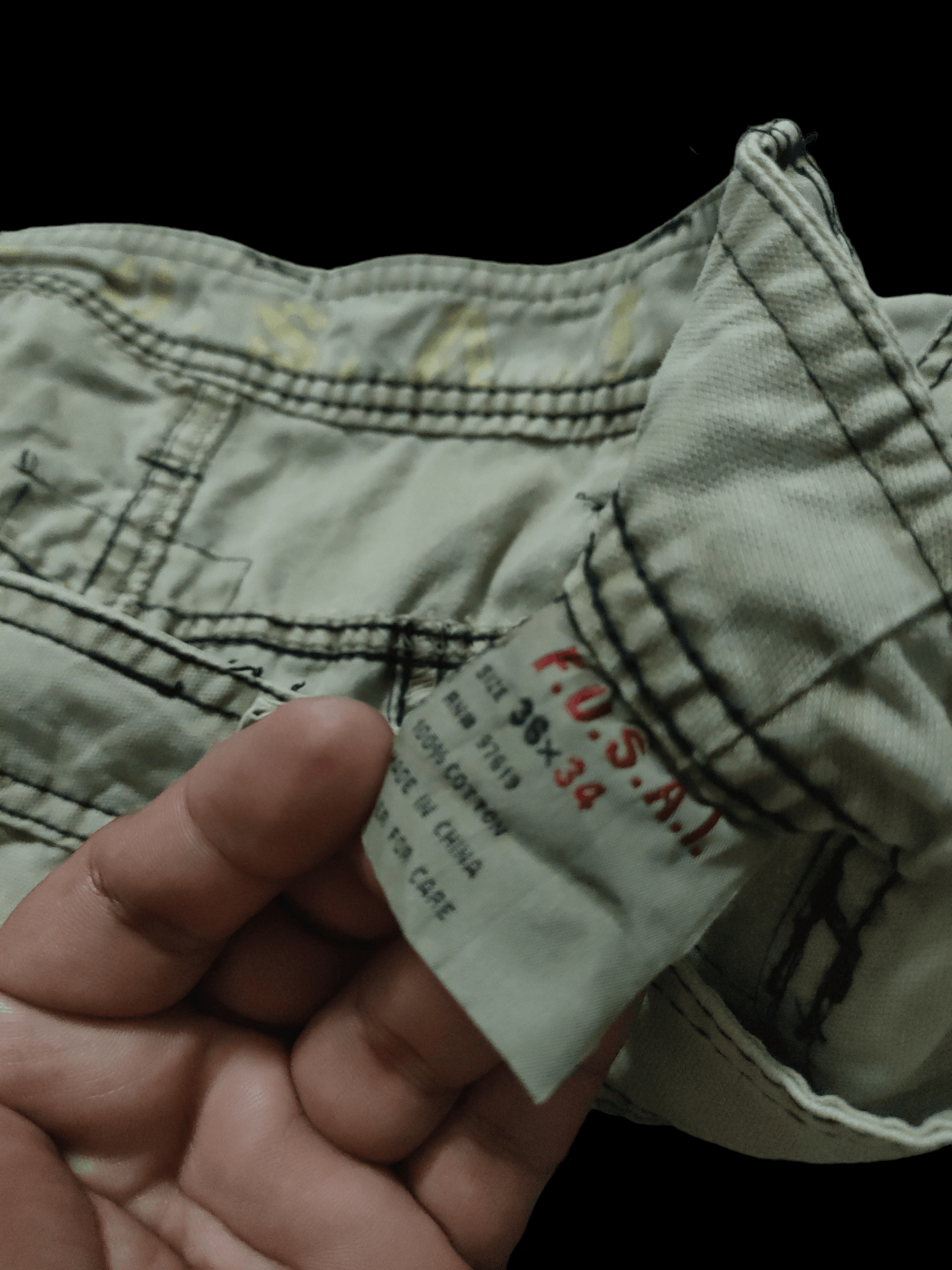 If Six Was Nine × Japanese Brand Baggy Multipocket Cargo Pant Khakis by F.U.S.A.I Size US 36 / EU 52 - 11 Thumbnail