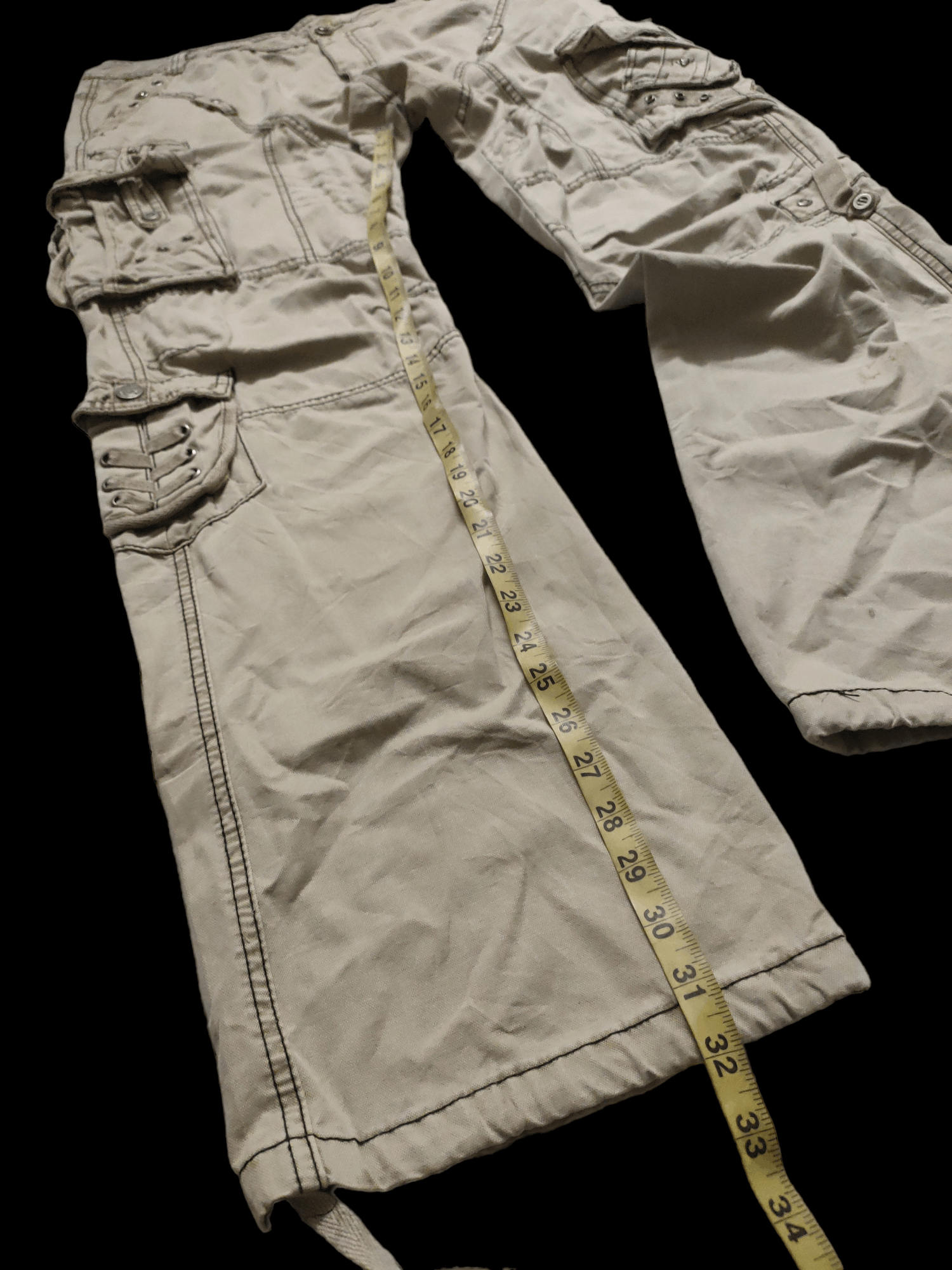 If Six Was Nine × Japanese Brand Baggy Multipocket Cargo Pant Khakis by F.U.S.A.I Size US 36 / EU 52 - 7 Thumbnail