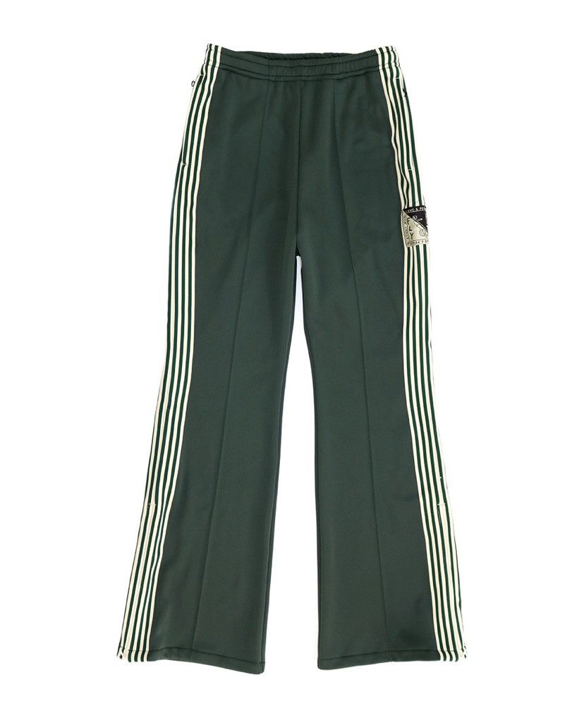 image of Kapital Smooth Heat Jersey Track Pants Size 1 in Green, Men's