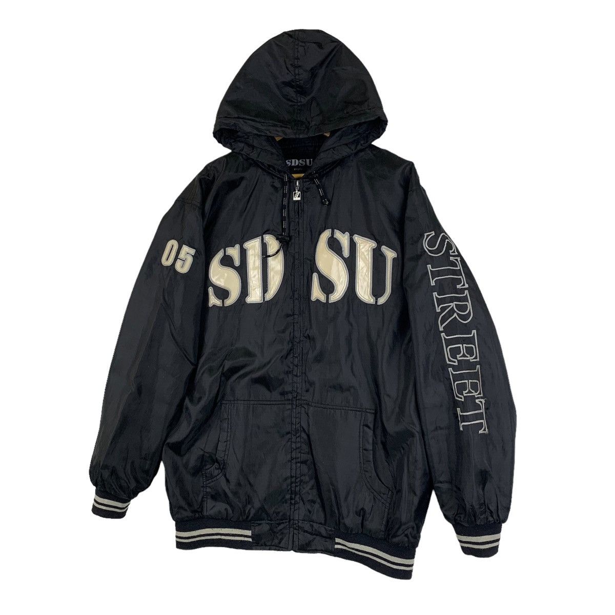 Vintage San Diego State University SDSU Zipper Hoodie Light Jacket Size US L / EU 52-54 / 3 - 4 Thumbnail