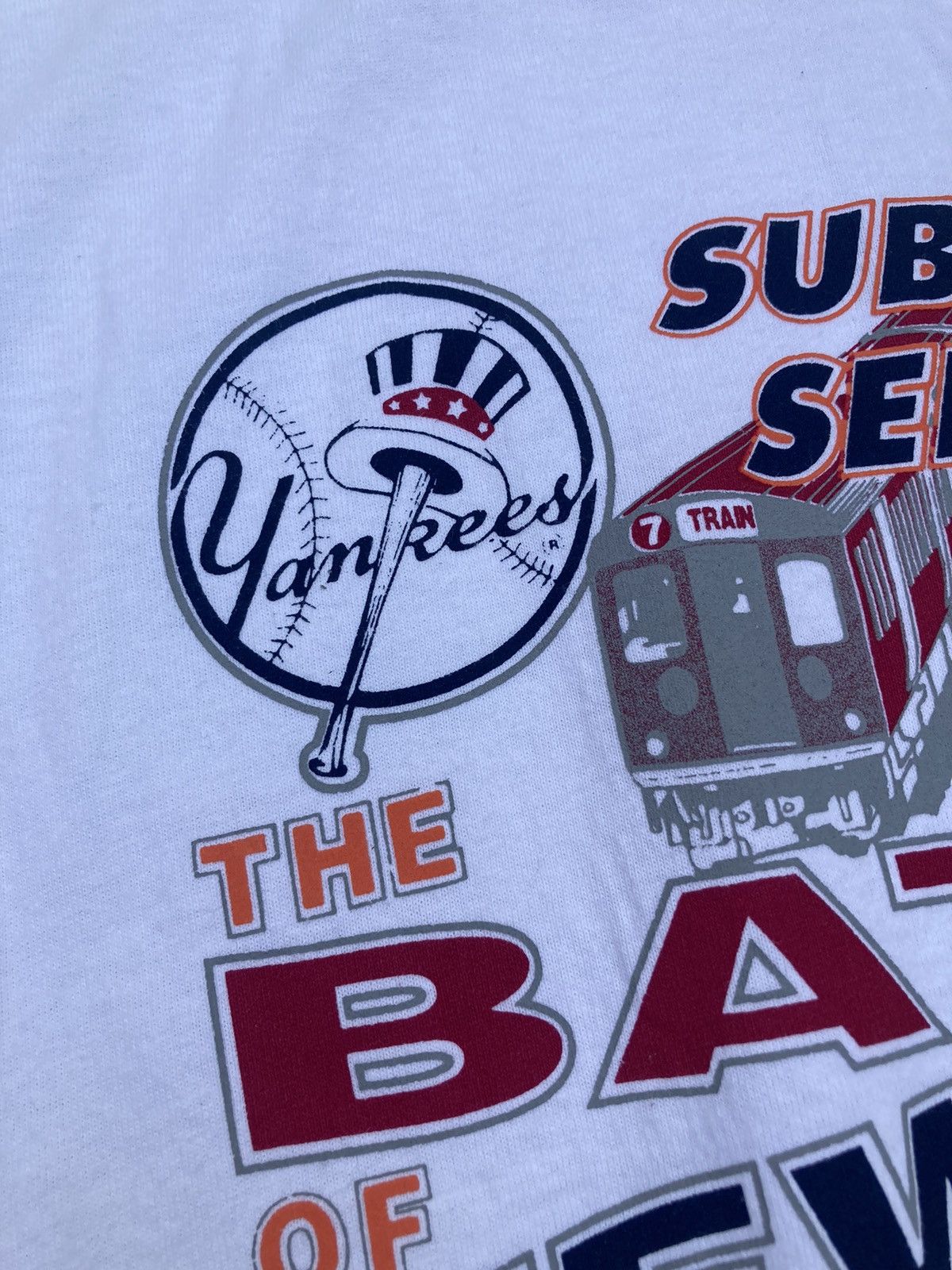 New York Yankees × Nike × Vintage Vintage MLB World Series 2000 Nike T-shirt Yankees vs mets Size US XL / EU 56 / 4 - 5 Thumbnail