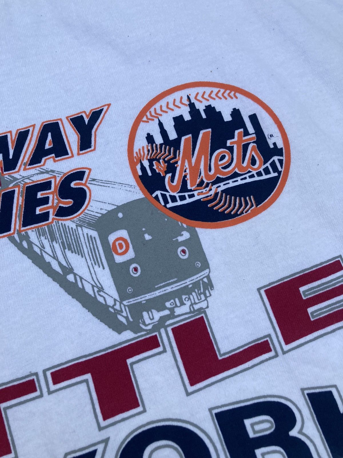 New York Yankees × Nike × Vintage Vintage MLB World Series 2000 Nike T-shirt Yankees vs mets Size US XL / EU 56 / 4 - 4 Thumbnail