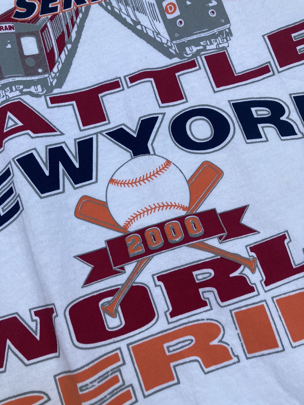New York Yankees × Nike × Vintage Vintage MLB World Series 2000 Nike T-shirt Yankees vs mets Size US XL / EU 56 / 4 - 3 Thumbnail