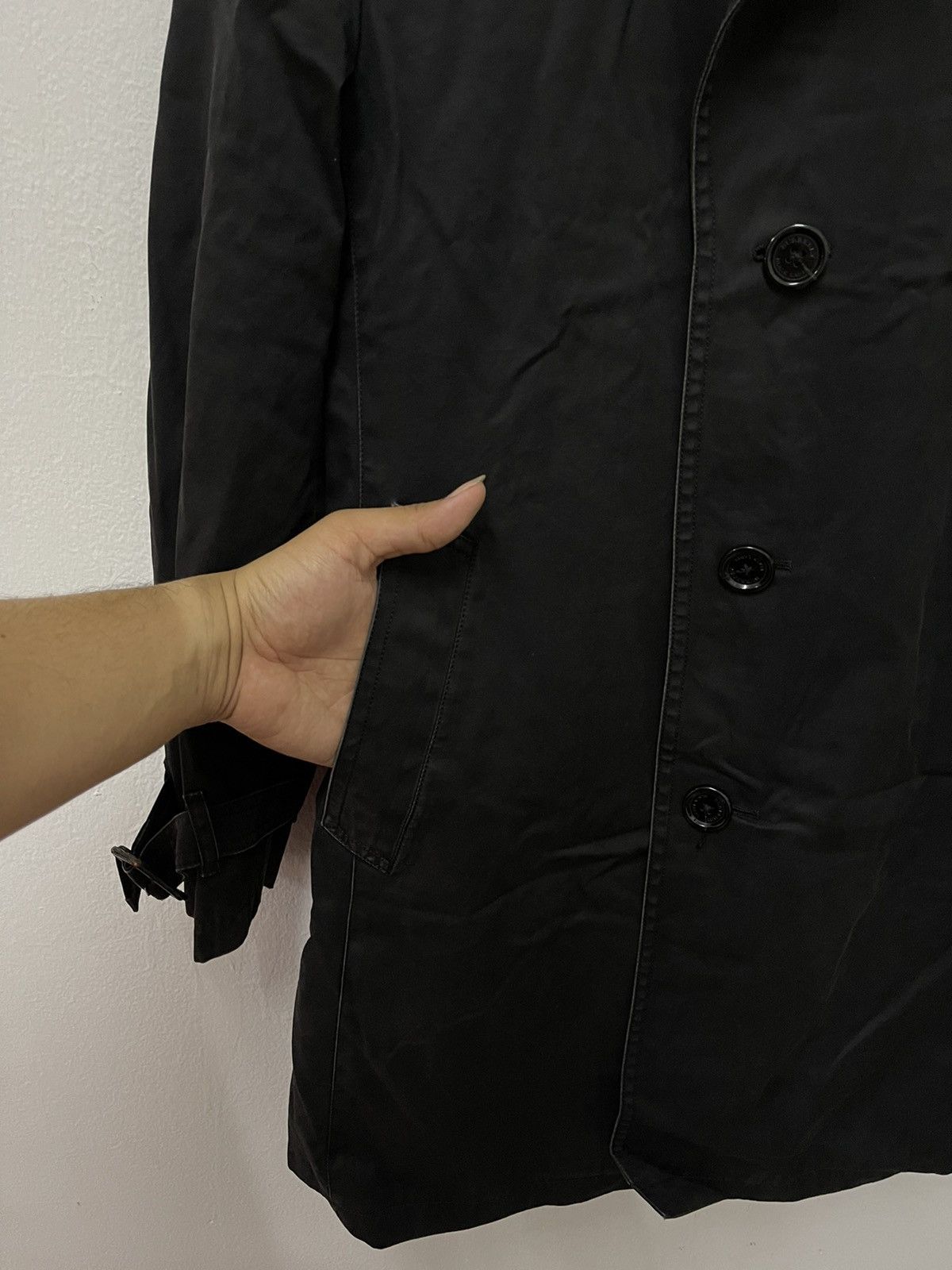 Burberry × Vintage Vintage Burberrys Buttoned Long Jacket Size US M / EU 48-50 / 2 - 3 Thumbnail