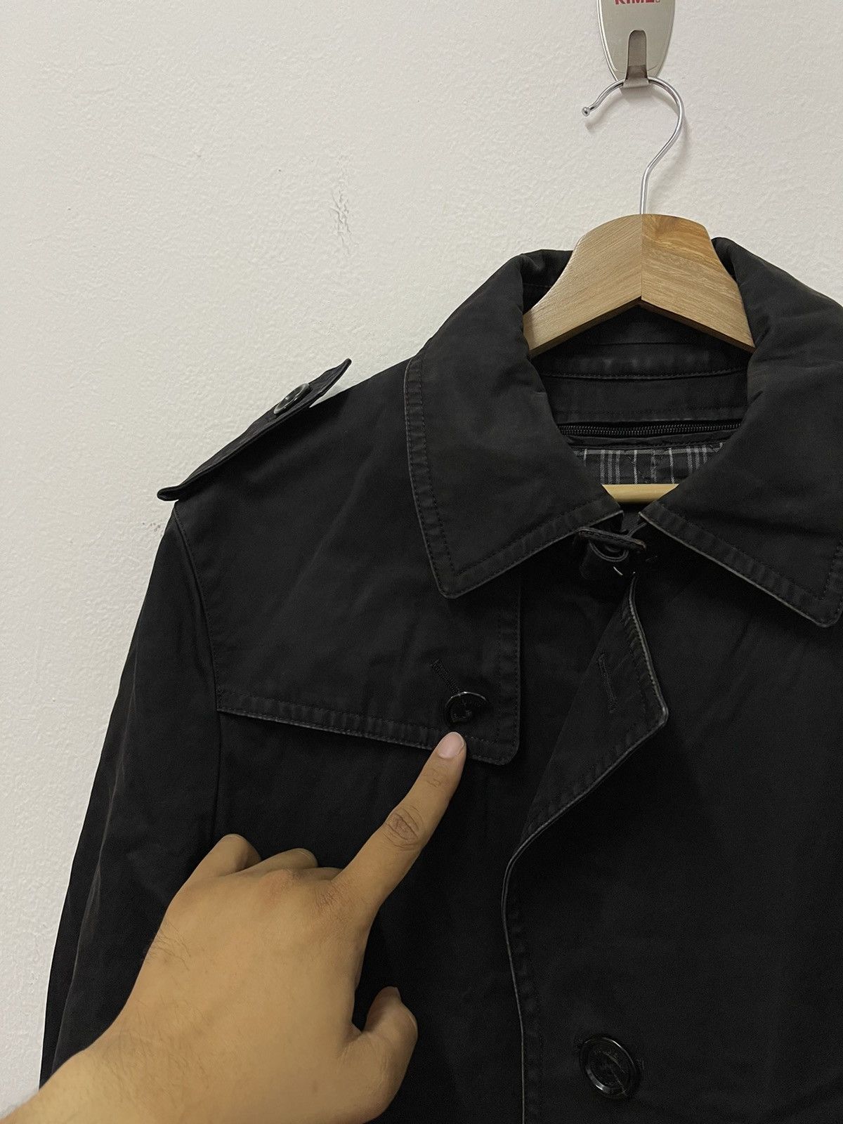 Burberry × Vintage Vintage Burberrys Buttoned Long Jacket Size US M / EU 48-50 / 2 - 5 Thumbnail