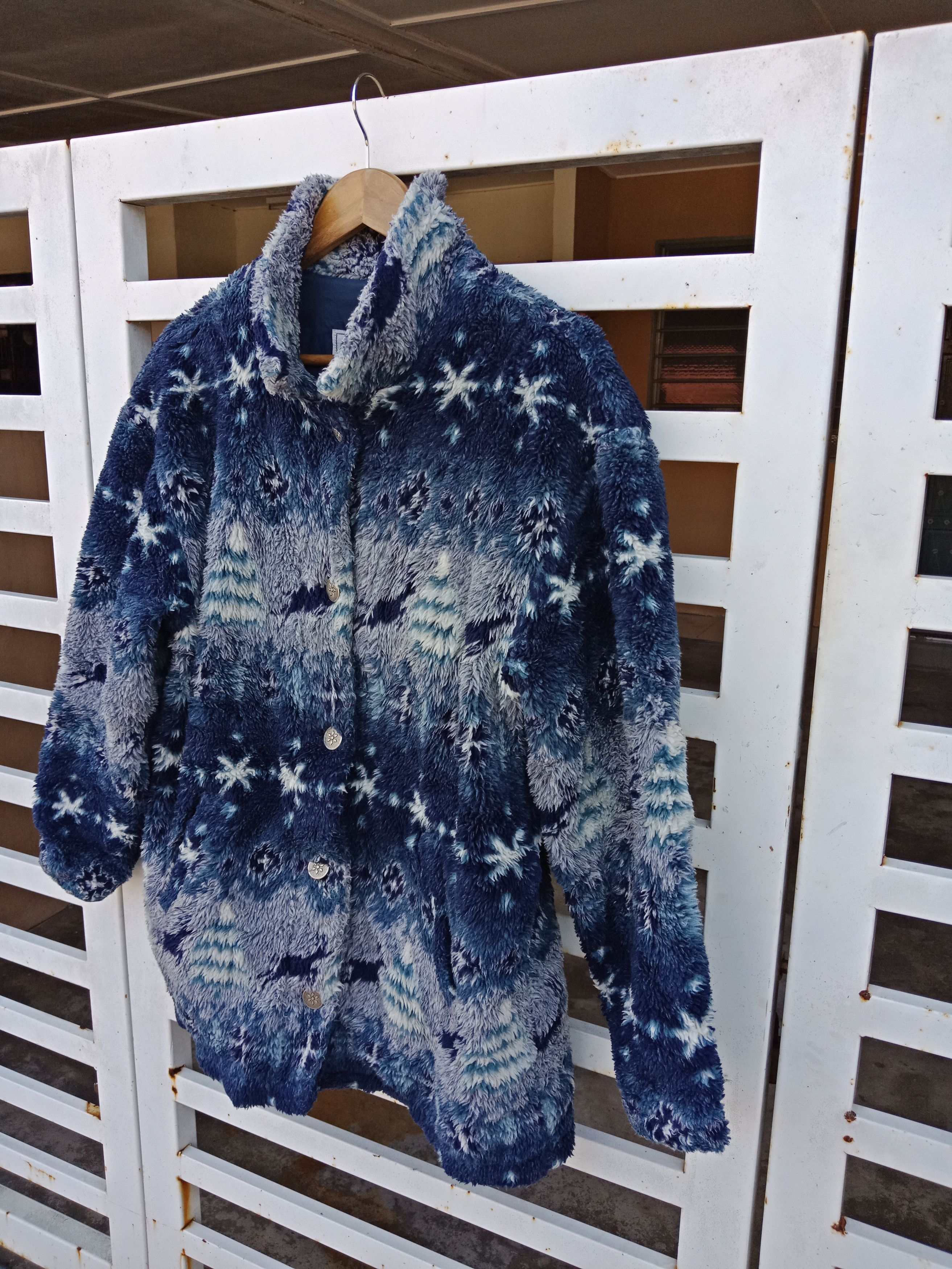 L.L. Bean L.L. Bean Fleece Christmas Pattern Sweater Made in USA Size US M / EU 48-50 / 2 - 5 Thumbnail