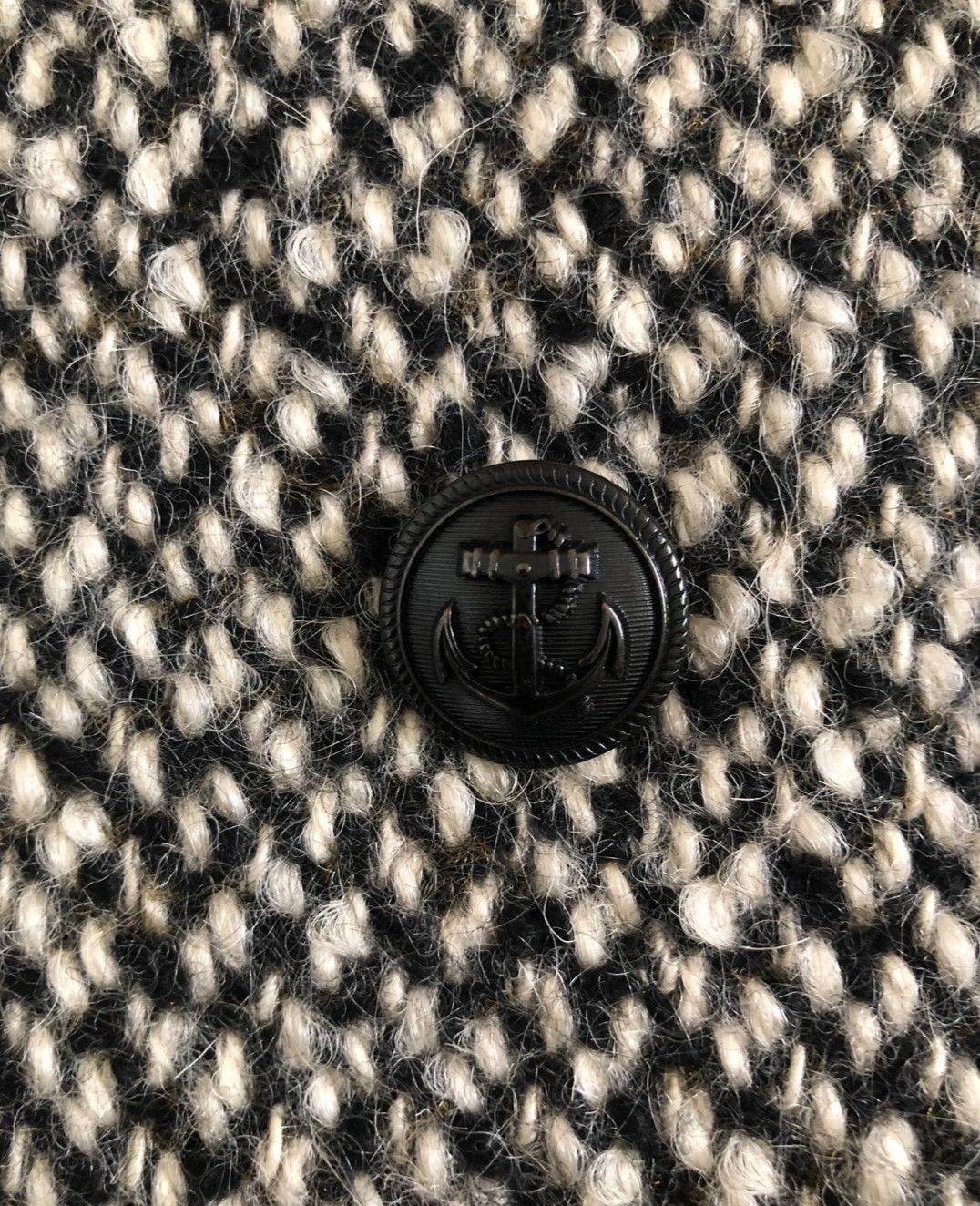 Saint Laurent Paris Saint Laurent Black and white wool knitted coat Size US S / EU 44-46 / 1 - 3 Thumbnail