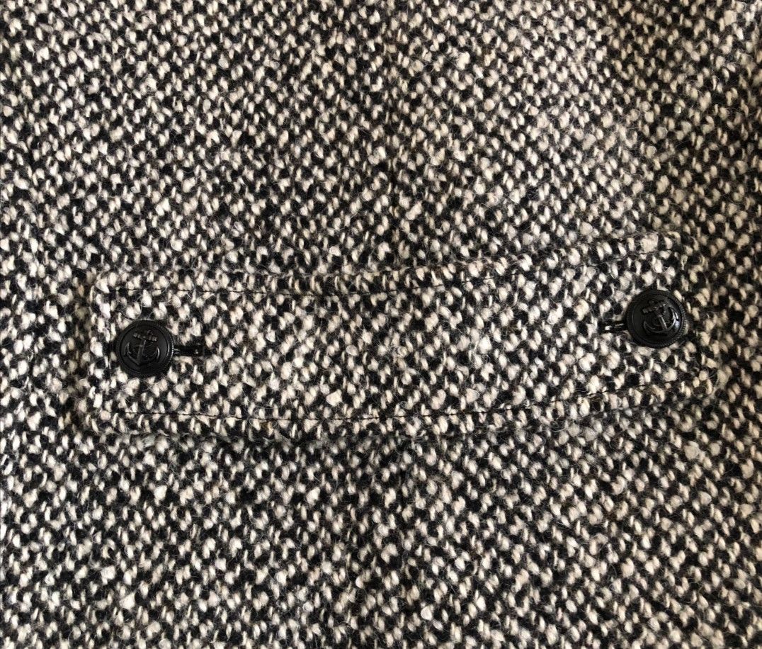 Saint Laurent Paris Saint Laurent Black and white wool knitted coat Size US S / EU 44-46 / 1 - 7 Thumbnail