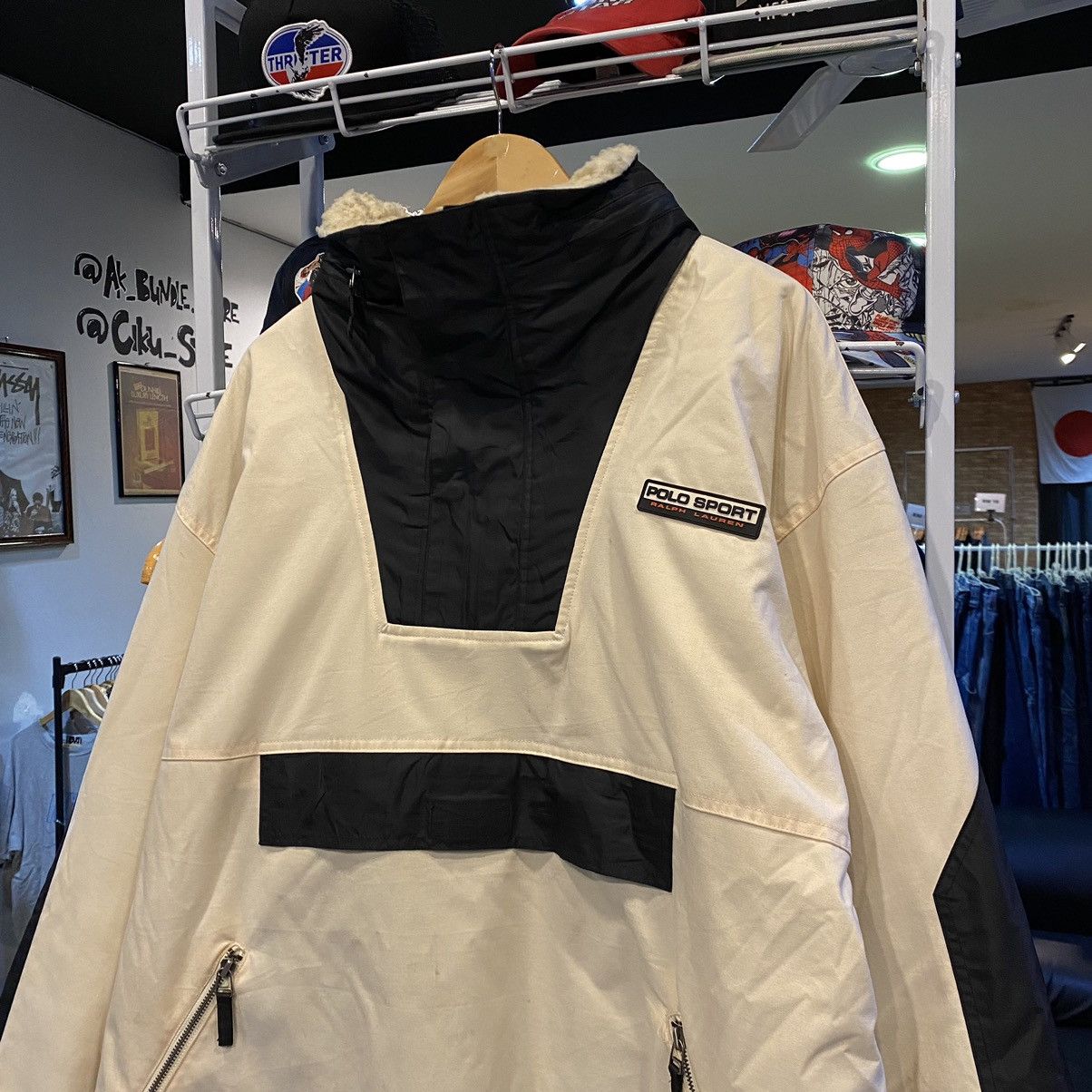 Polo Ralph Lauren × Vintage 🔥Vtg 90s Ralph Lauren Polo Sport RL 67 Sherpa Anorak Jacket Size US XL / EU 56 / 4 - 3 Thumbnail