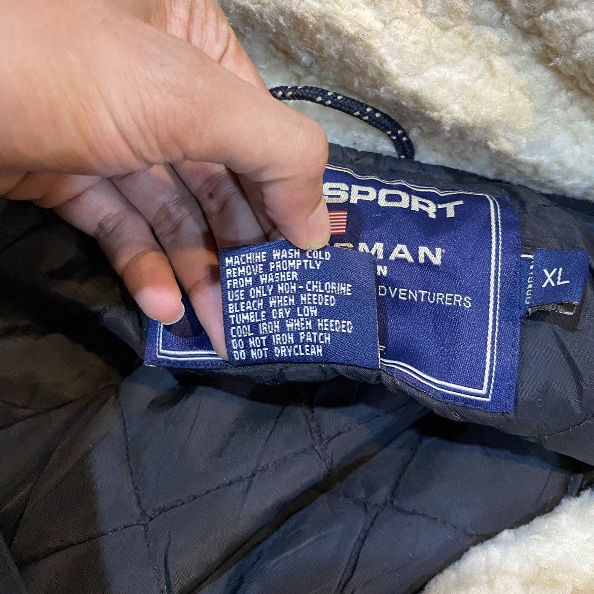 Polo Ralph Lauren × Vintage 🔥Vtg 90s Ralph Lauren Polo Sport RL 67 Sherpa Anorak Jacket Size US XL / EU 56 / 4 - 21 Thumbnail