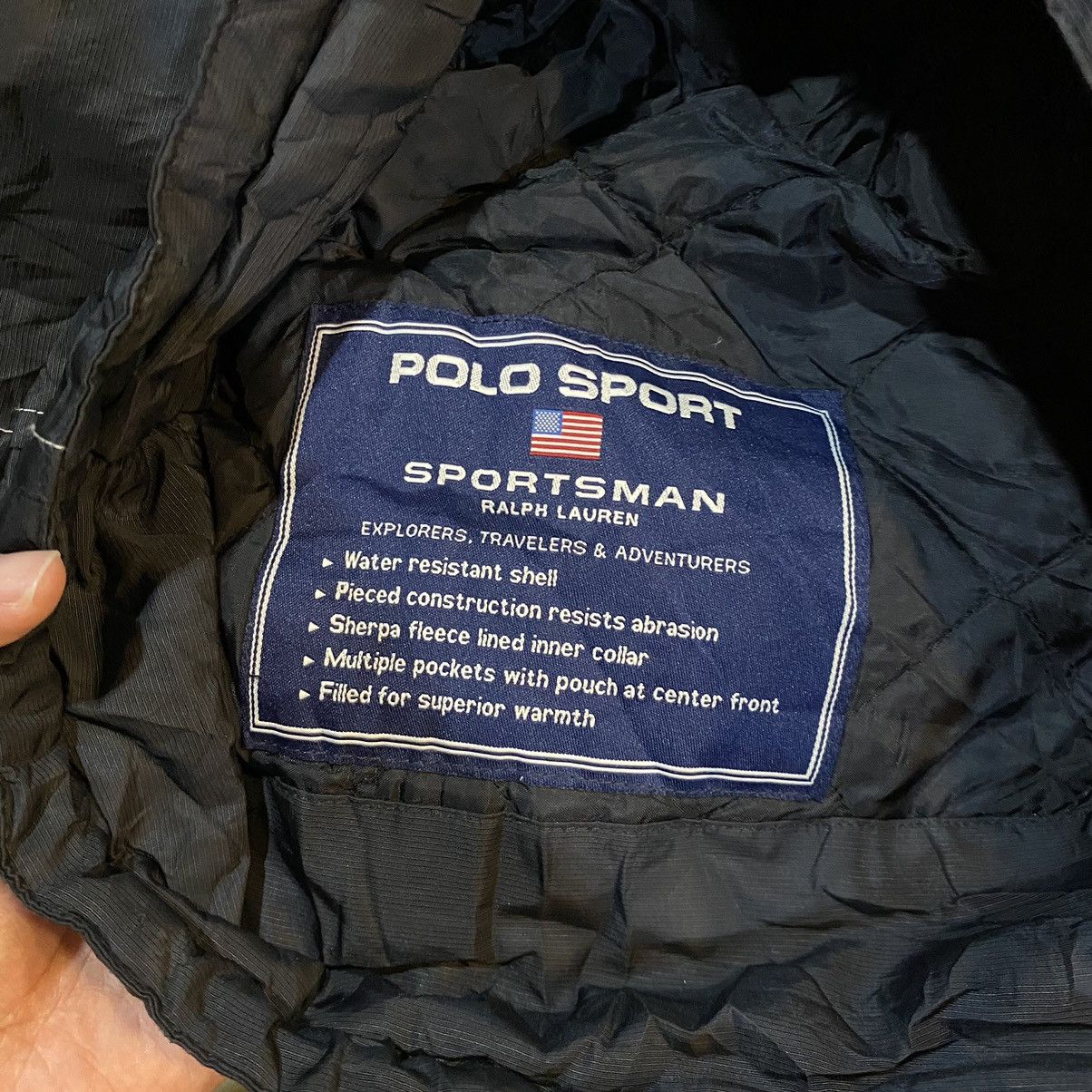 Polo Ralph Lauren × Vintage 🔥Vtg 90s Ralph Lauren Polo Sport RL 67 Sherpa Anorak Jacket Size US XL / EU 56 / 4 - 22 Thumbnail