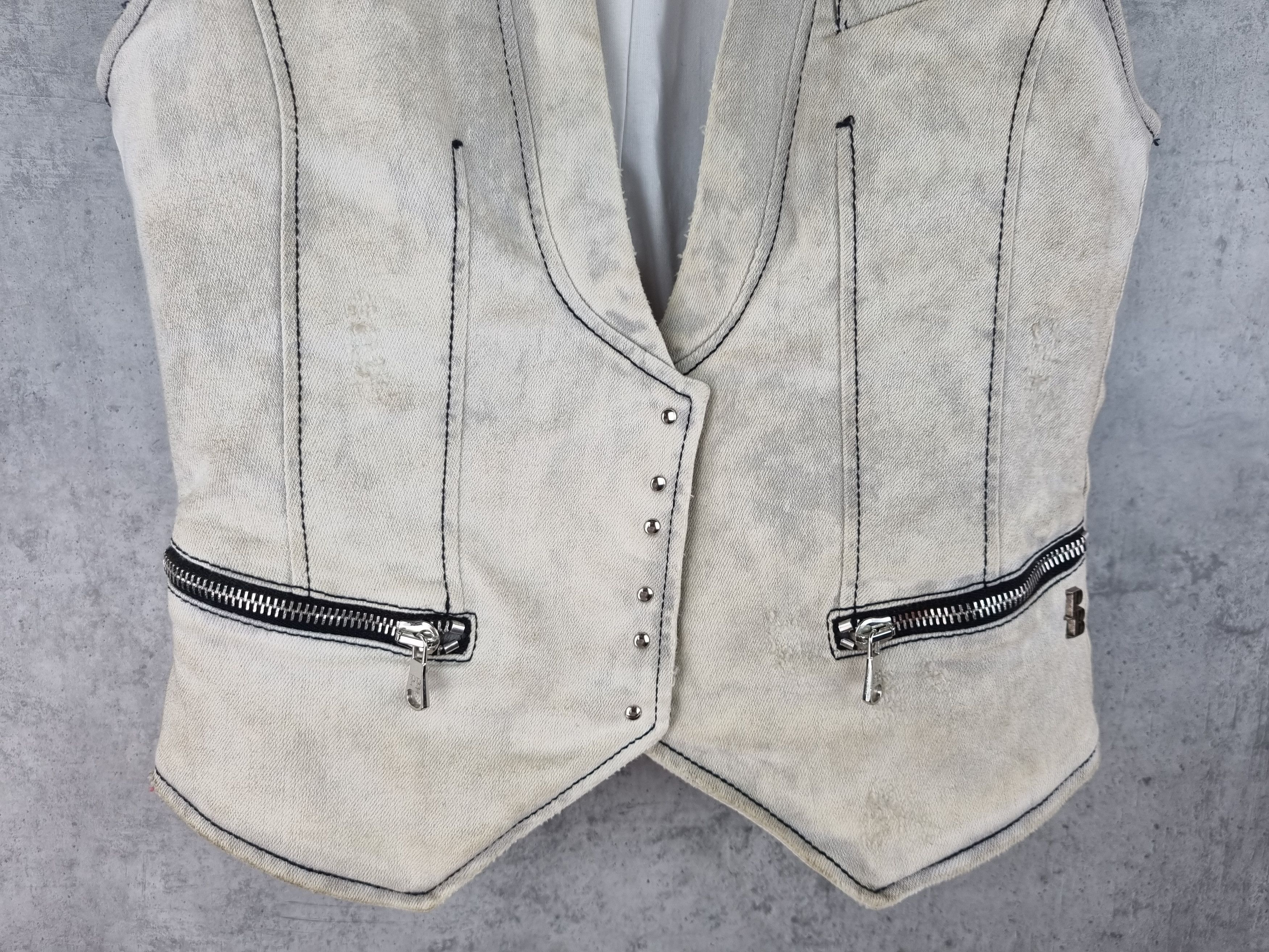 Pierre Balmain Unique Corset Pierre Balmain Stone Dirty Vintage Vest Size M / US 6-8 / IT 42-44 - 5 Thumbnail