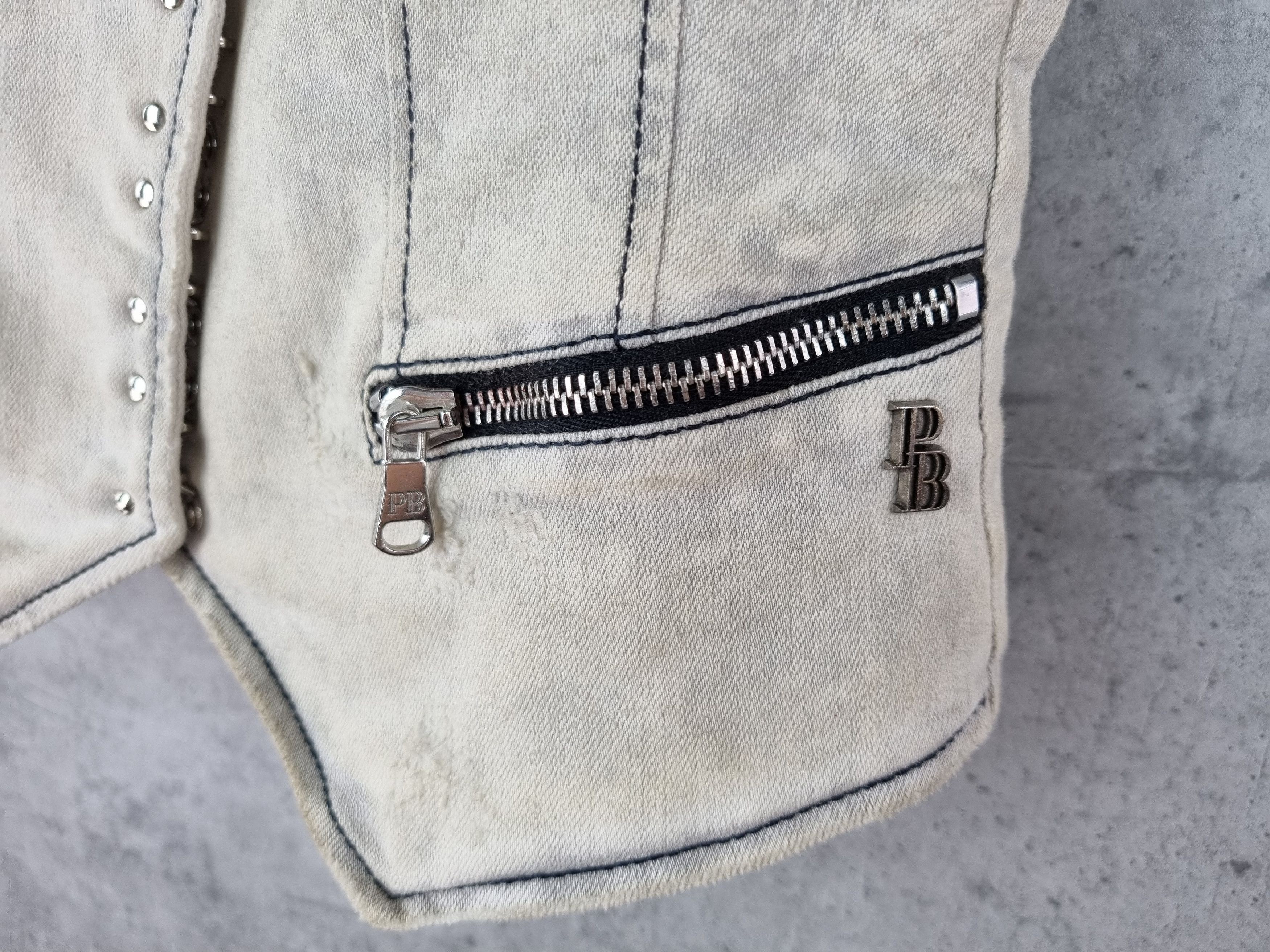 Pierre Balmain Unique Corset Pierre Balmain Stone Dirty Vintage Vest Size M / US 6-8 / IT 42-44 - 16 Thumbnail