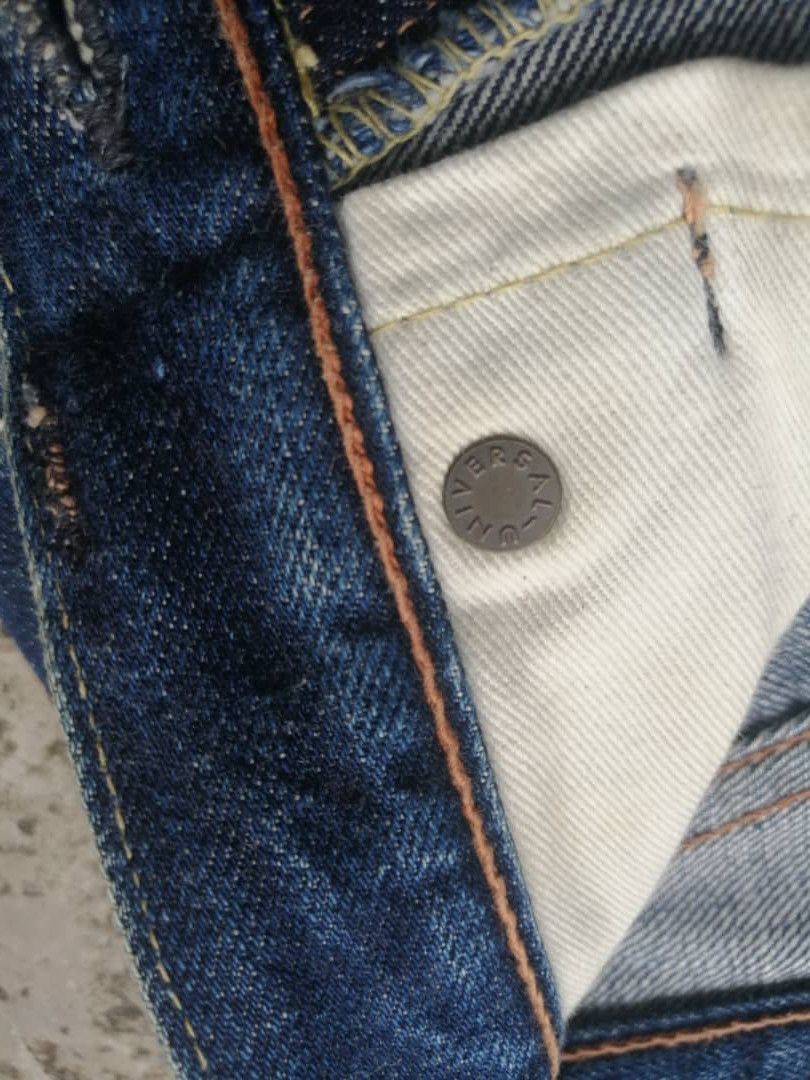 Full Count & Co. RARE🔥Vintage Rusty Distress Full Count Redline Jeans Size US 28 / EU 44 - 11 Thumbnail