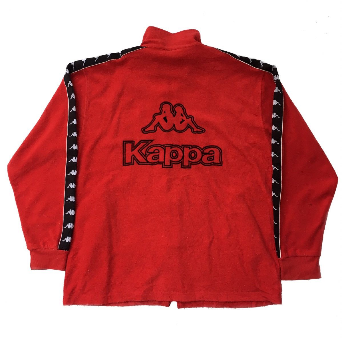 Kappa × Vintage 🌟KAPPA FLLECE SIDE TAPE ZIPPER JACKET Size US L / EU 52-54 / 3 - 2 Thumbnail