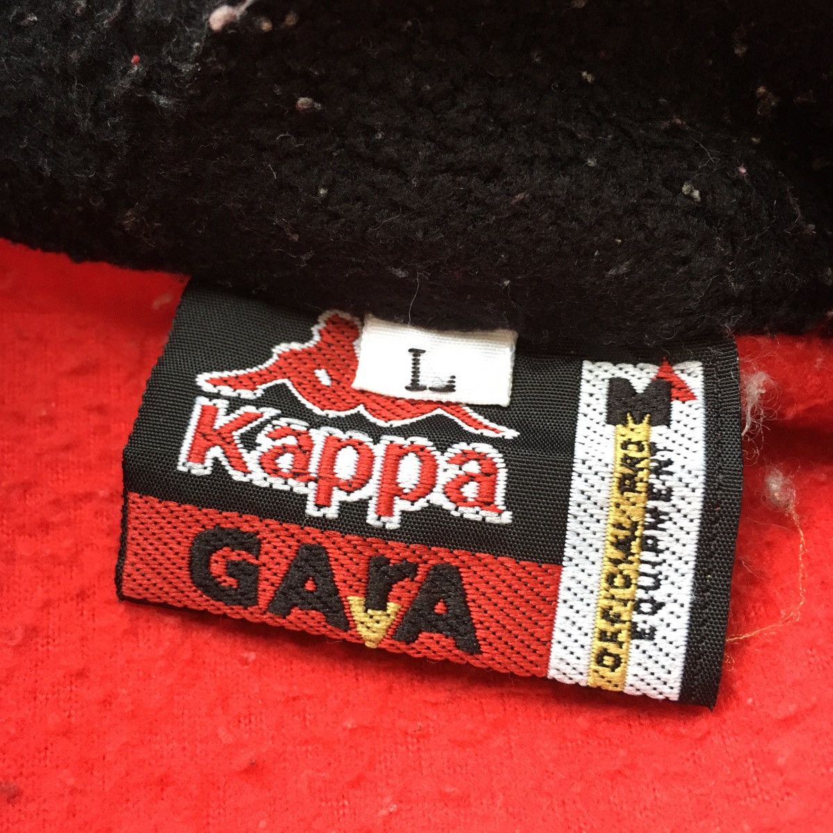 Kappa × Vintage 🌟KAPPA FLLECE SIDE TAPE ZIPPER JACKET Size US L / EU 52-54 / 3 - 7 Thumbnail
