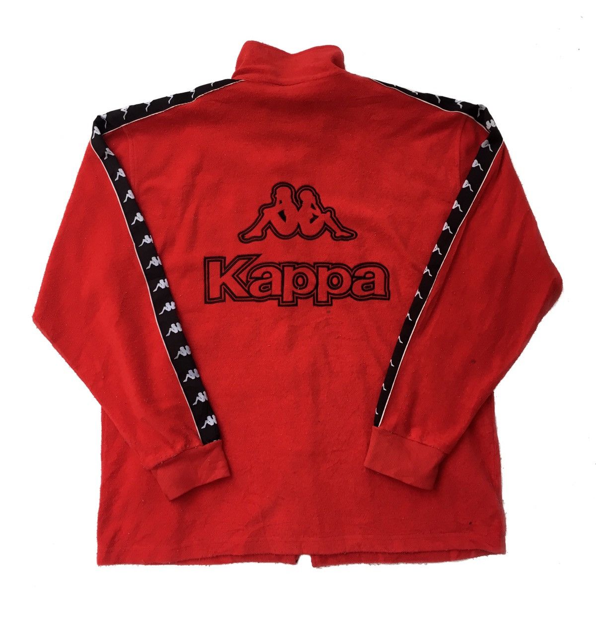 🌟KAPPA FLLECE SIDE TAPE ZIPPER JACKET